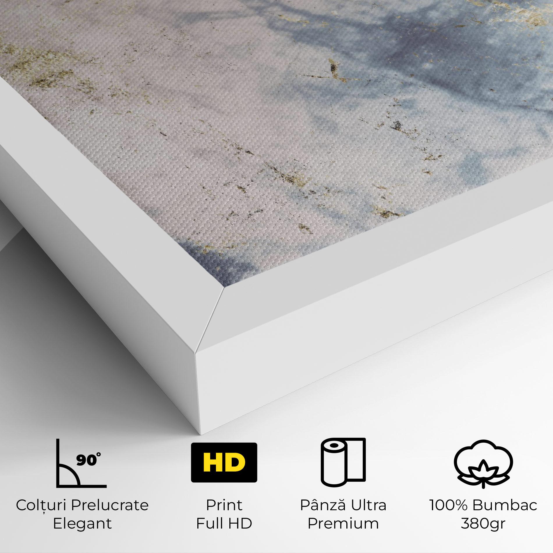 Tablou Canvas Pink Blue Marble mockup 4