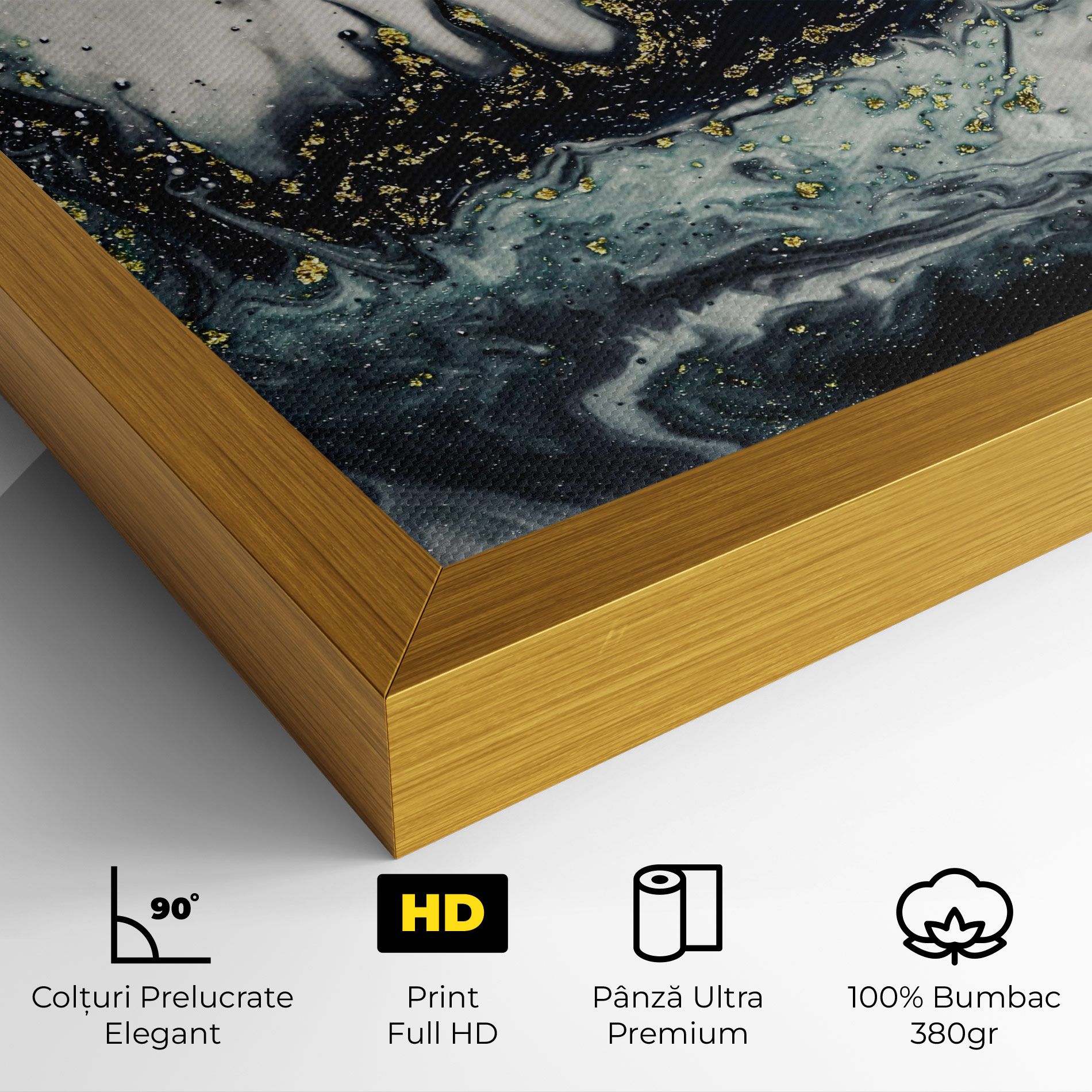 Abstract Black mockup 4