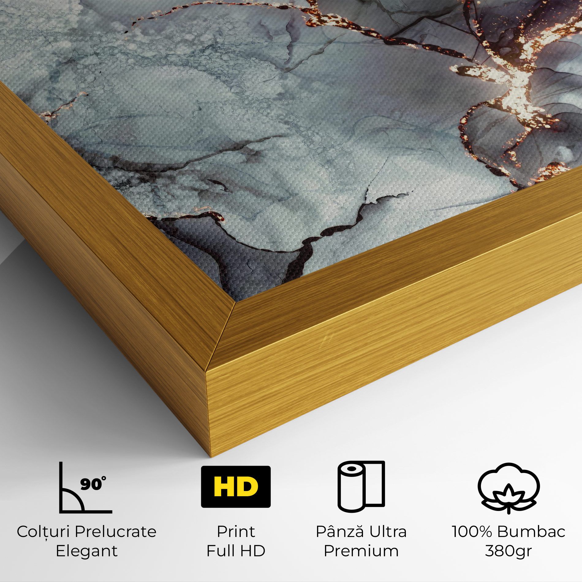 Abstract Gold Path mockup 4