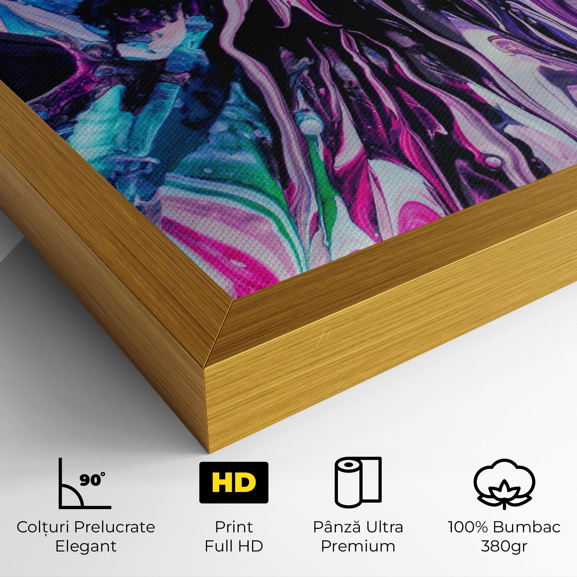 Tablou Canvas Abstract Rose Colours mockup 4