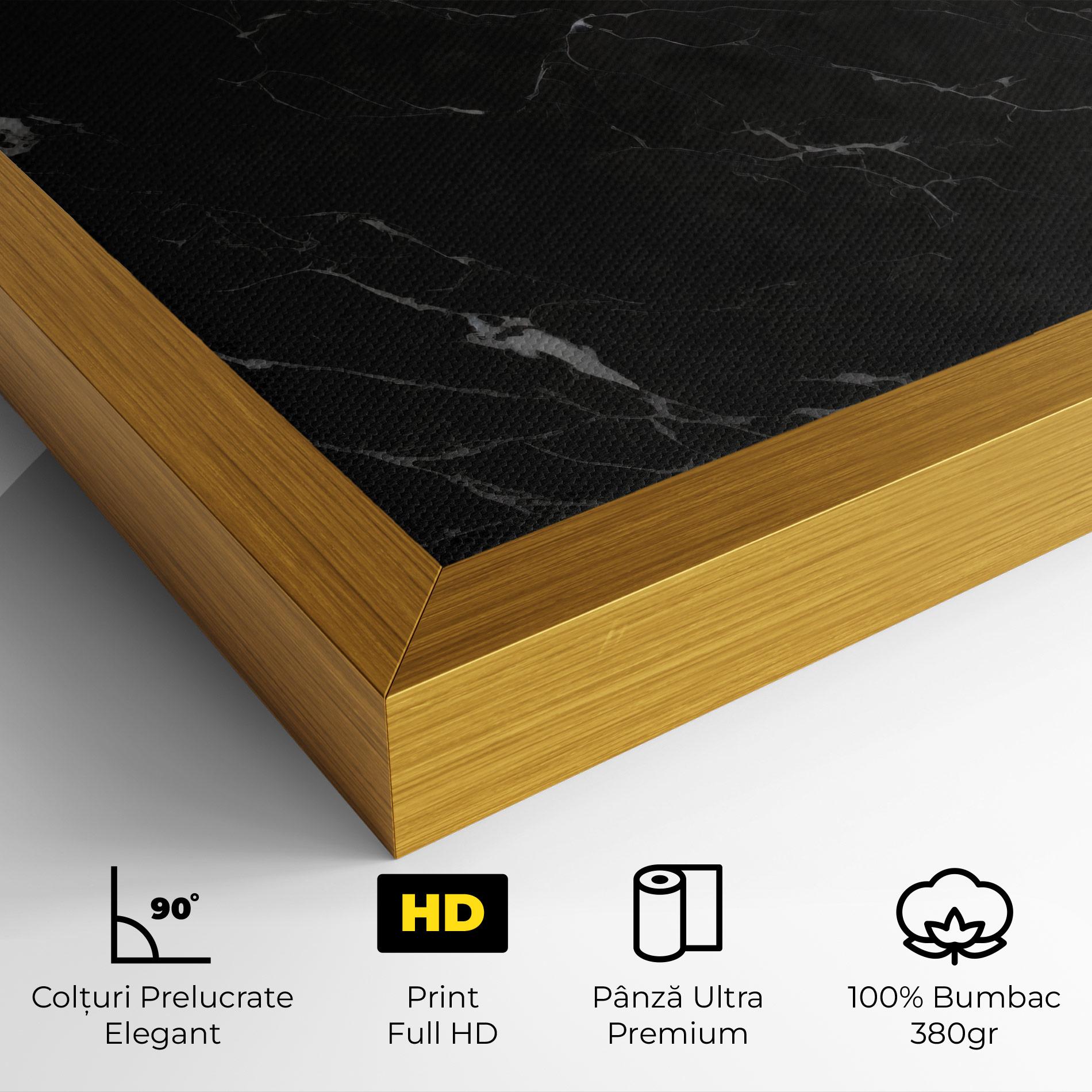 Tablou Canvas Black Marble mockup 4