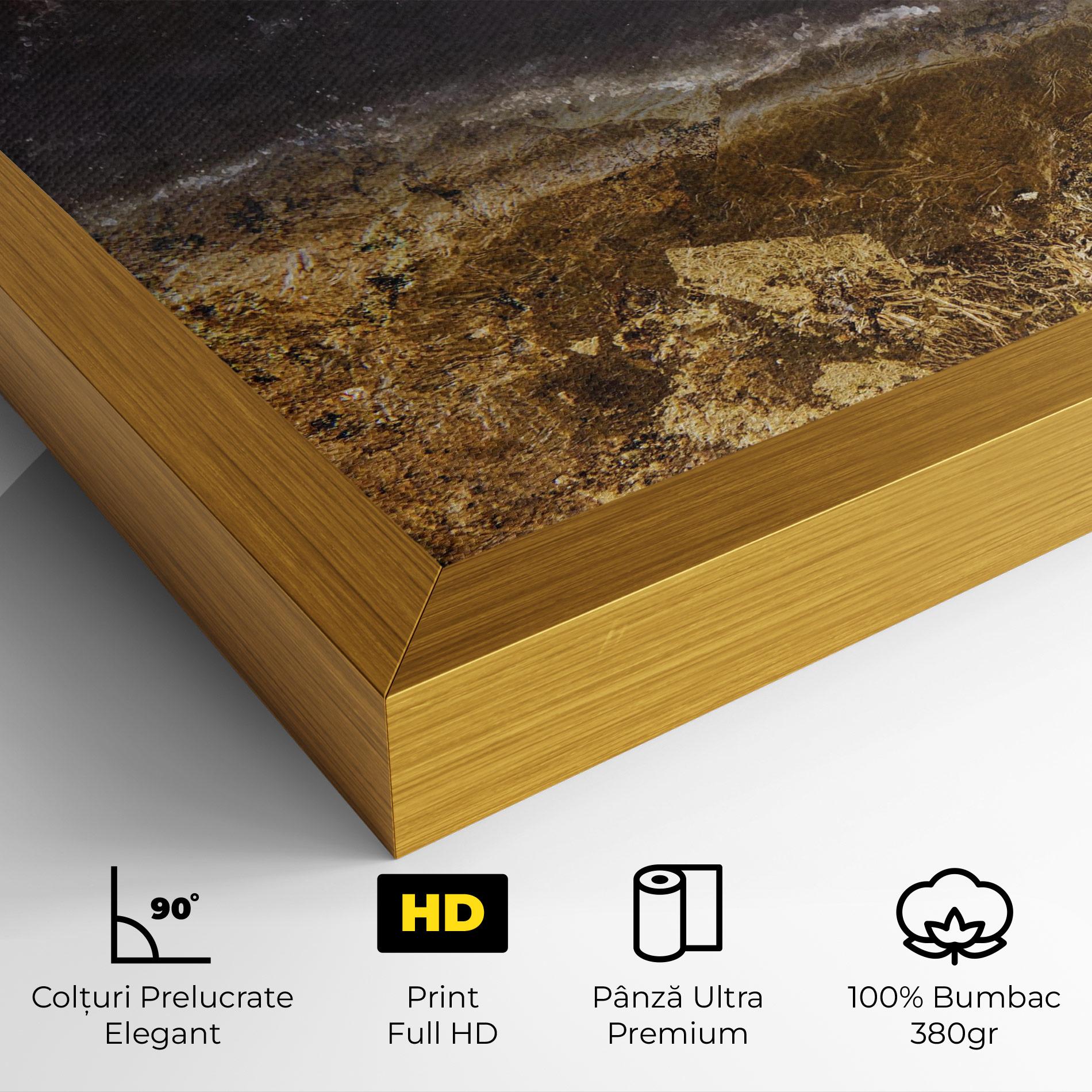 Tablou Canvas Gold Dark Grey mockup 4