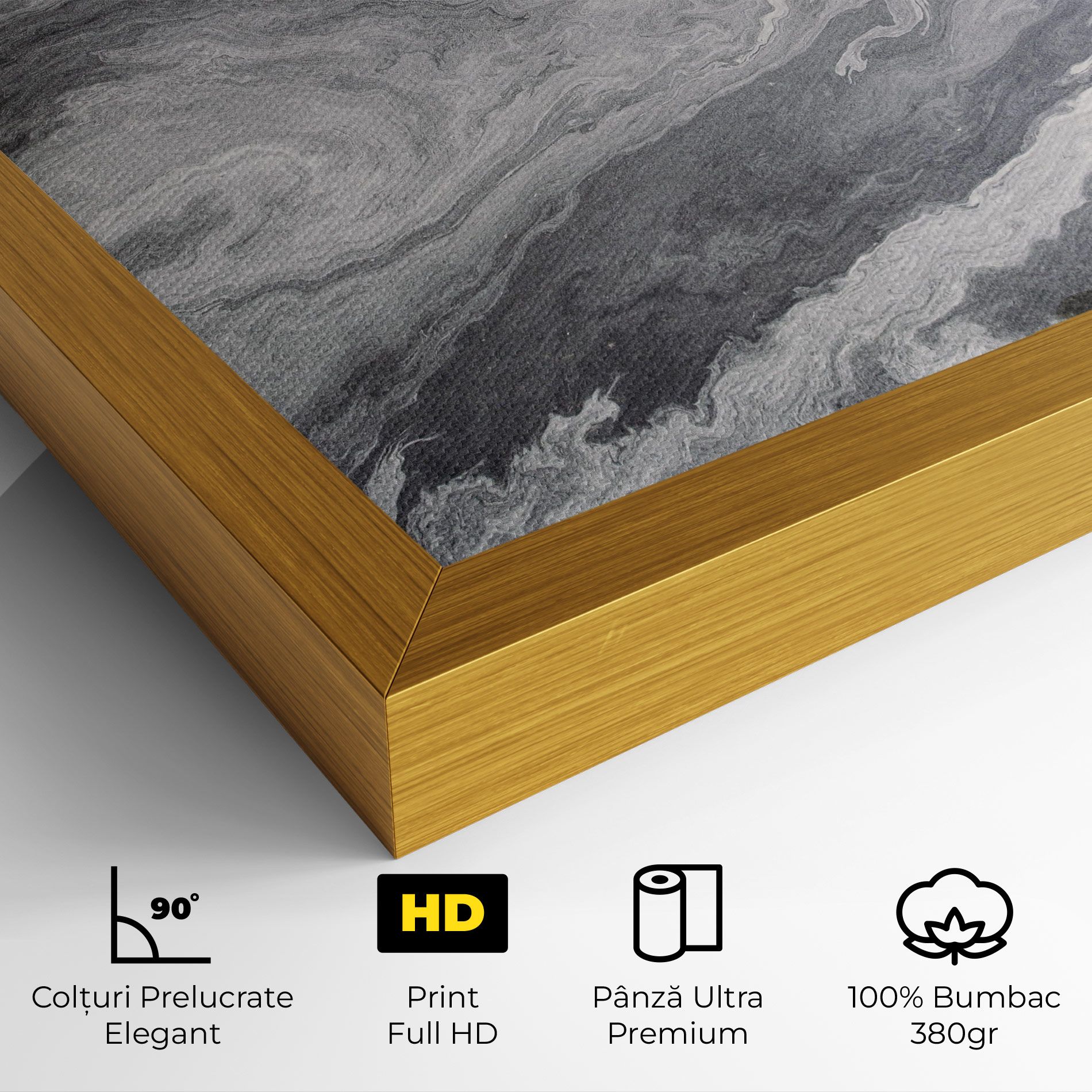 Grey Liquid Marble mockup 4
