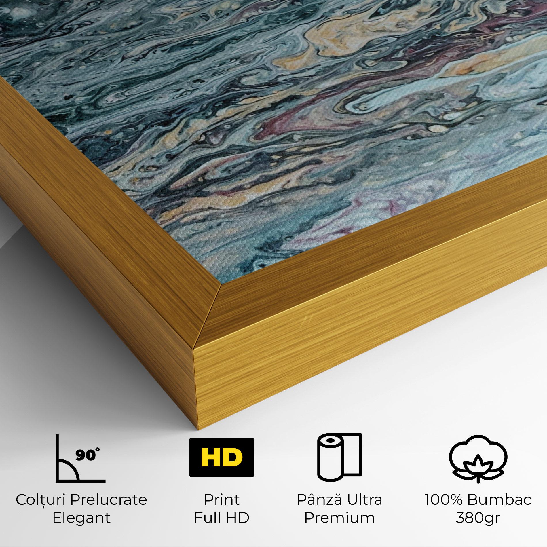 Tablou Canvas Light Blue Abstract mockup 4