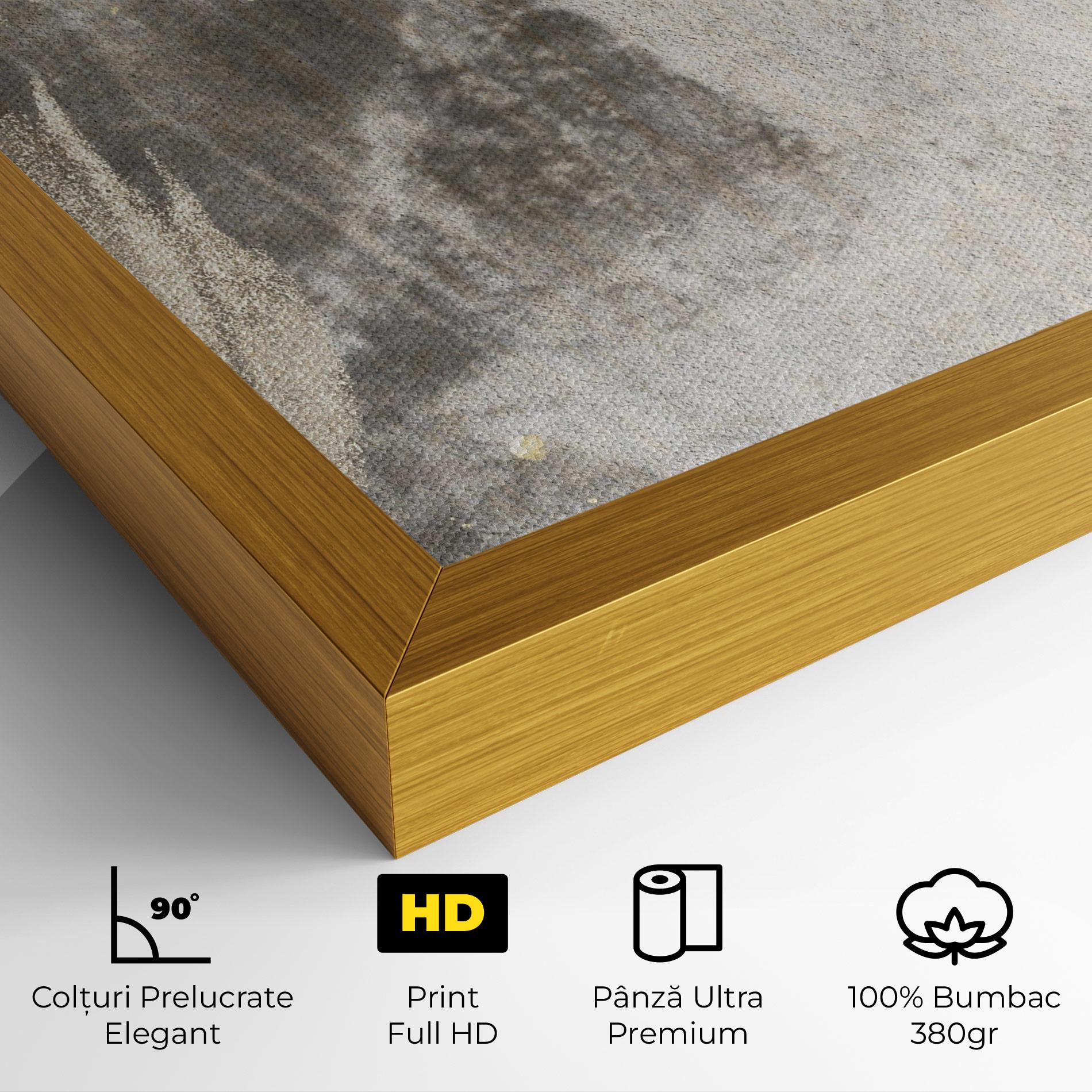 Tablou Canvas Light Cream Marble mockup 4