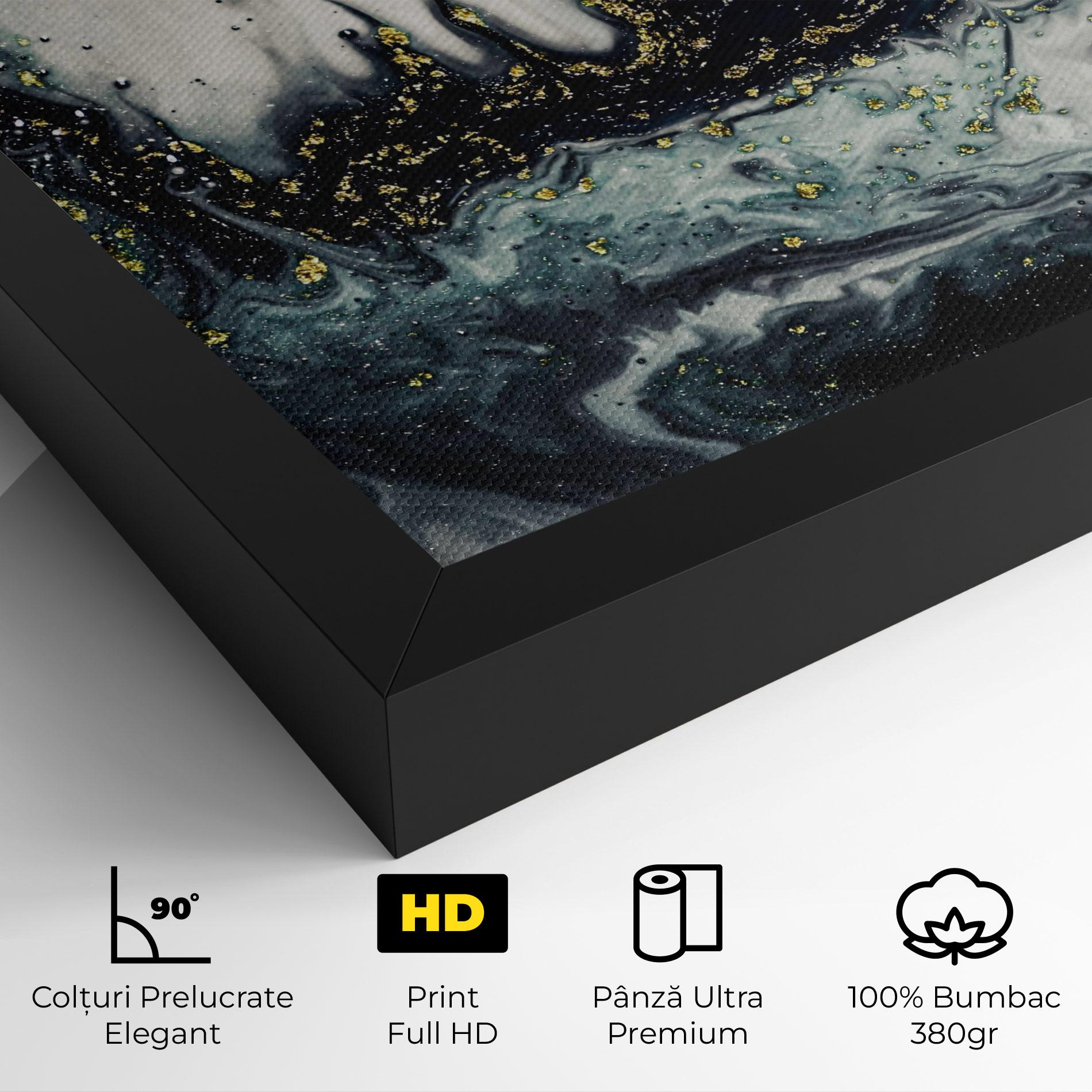 Tablou Canvas Abstract Black mockup 4
