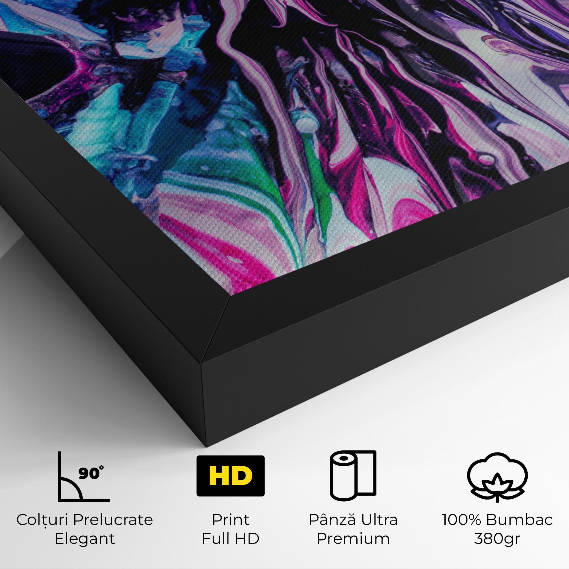 Tablou Canvas Abstract Rose Colours mockup 4