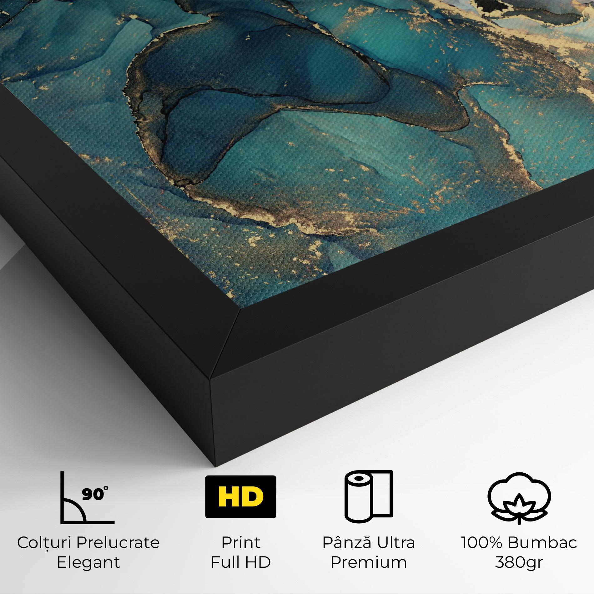 Tablou Canvas Blue Marble mockup 4