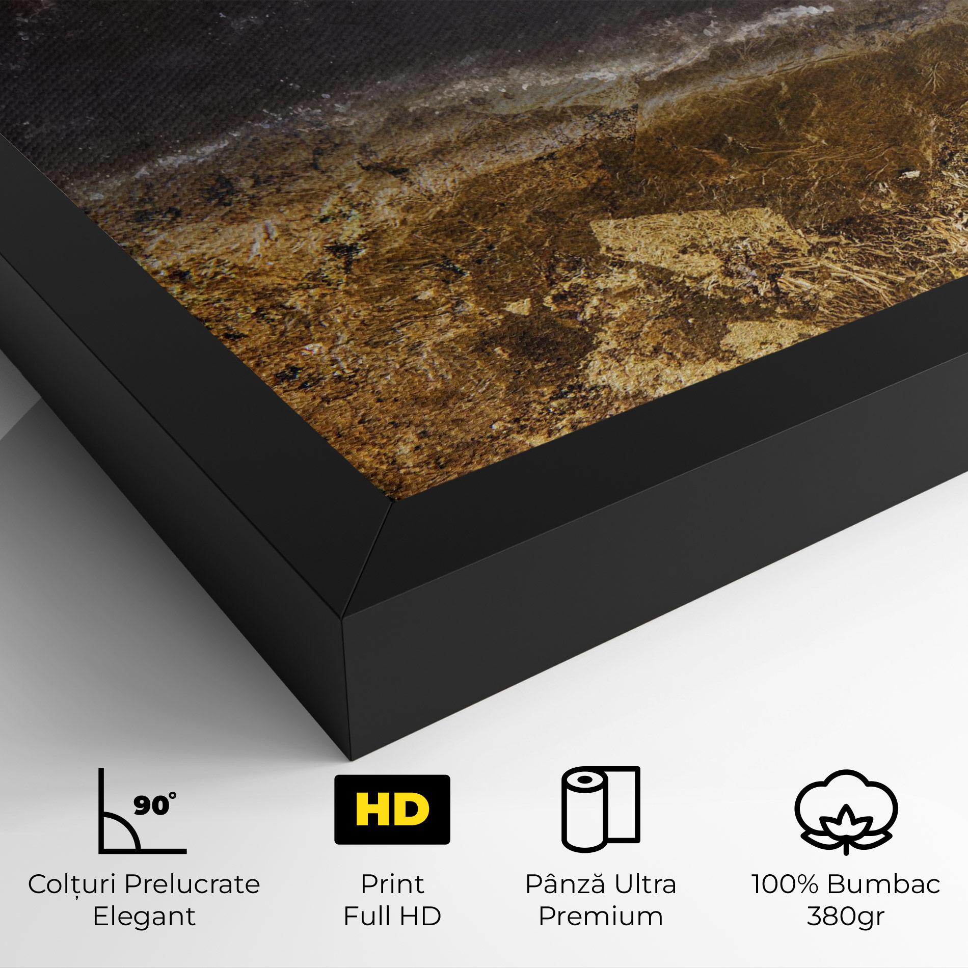 Tablou Canvas Gold Dark Grey mockup 4