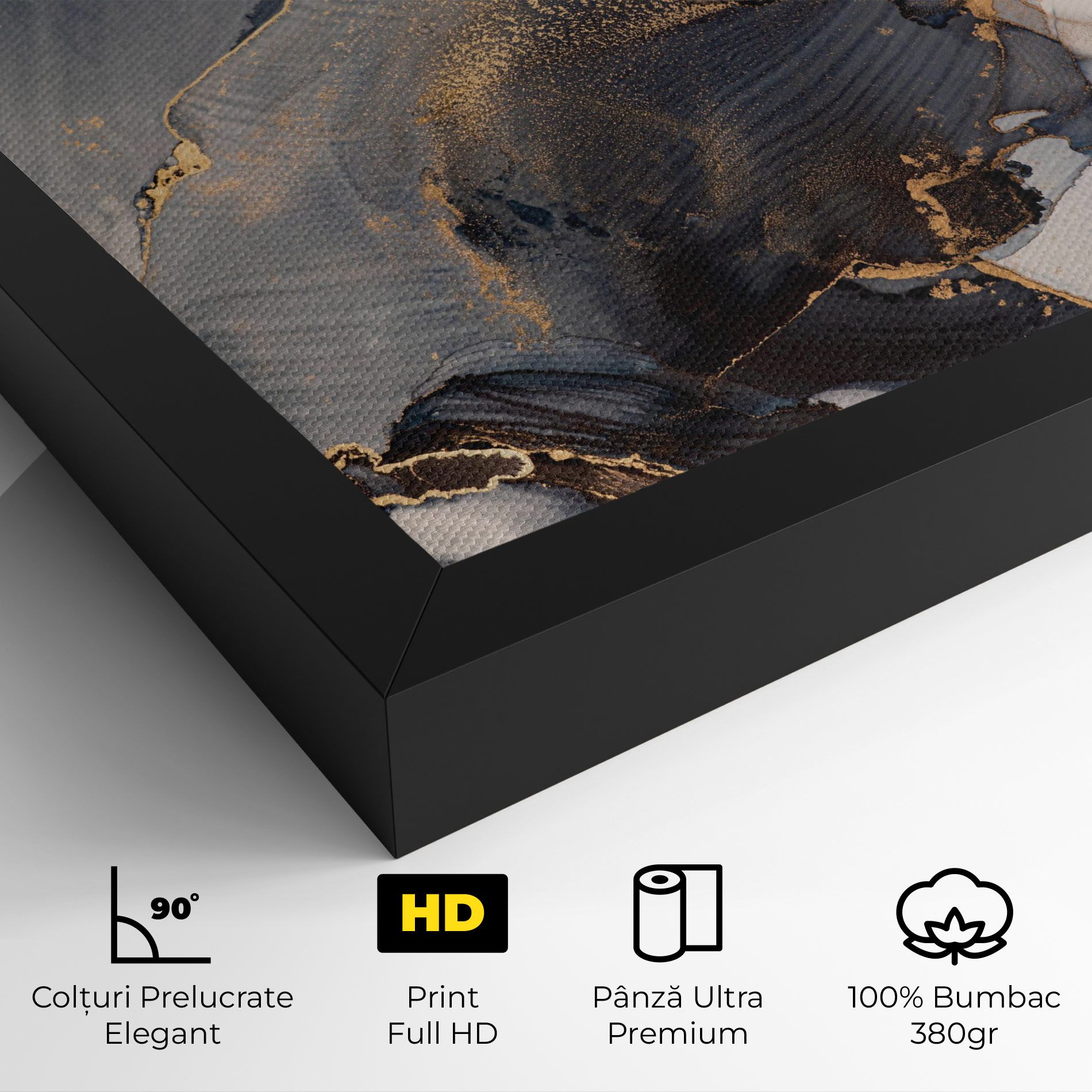 Golden Abstract Marble mockup 4