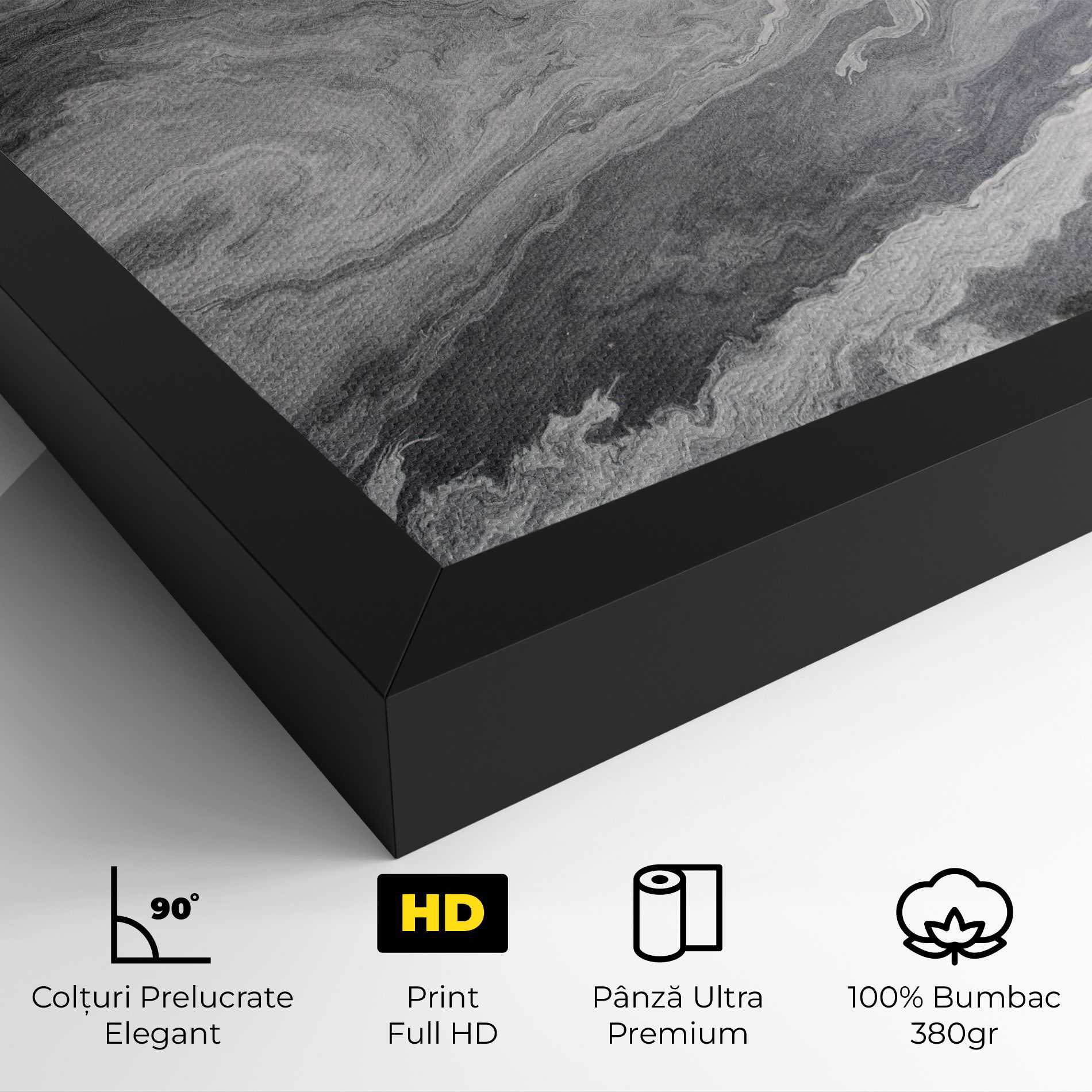 Grey Liquid Marble mockup 4