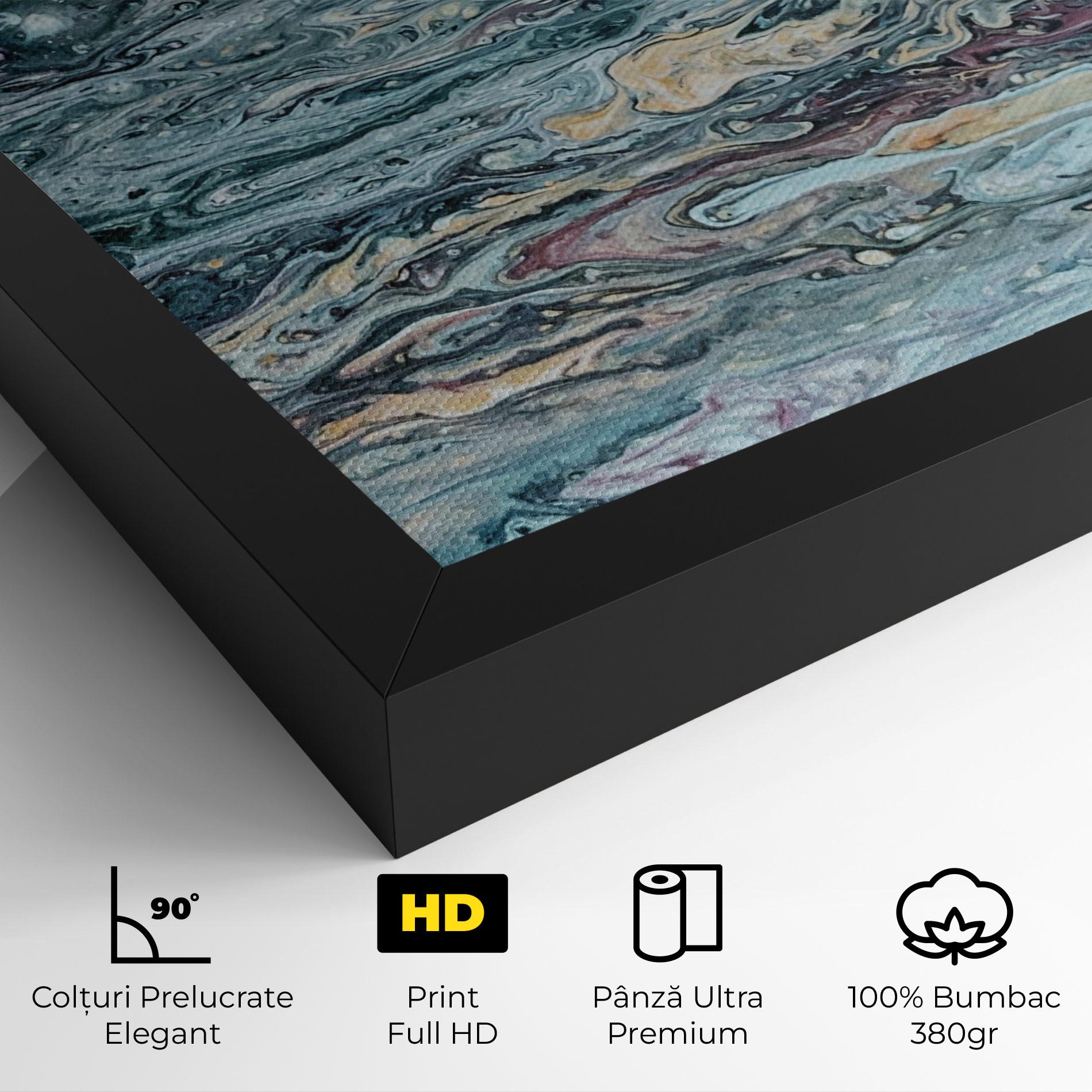 Tablou Canvas Light Blue Abstract mockup 4