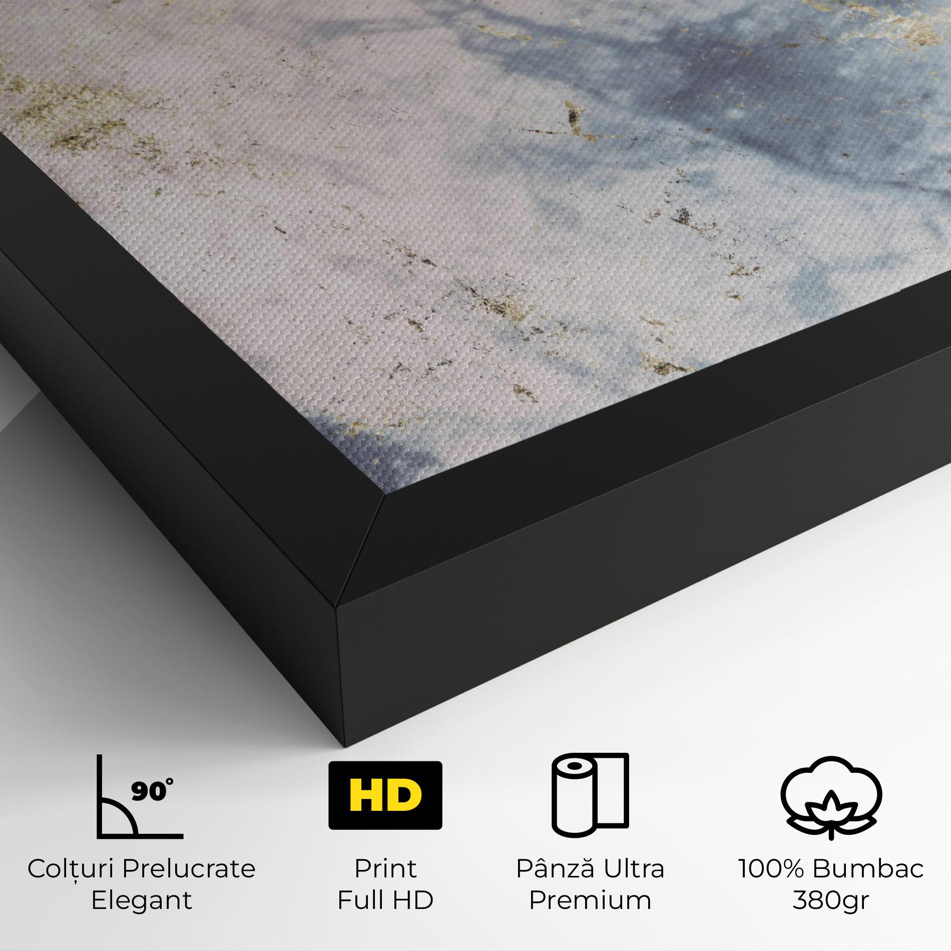 Tablou Canvas Pink Blue Marble mockup 4