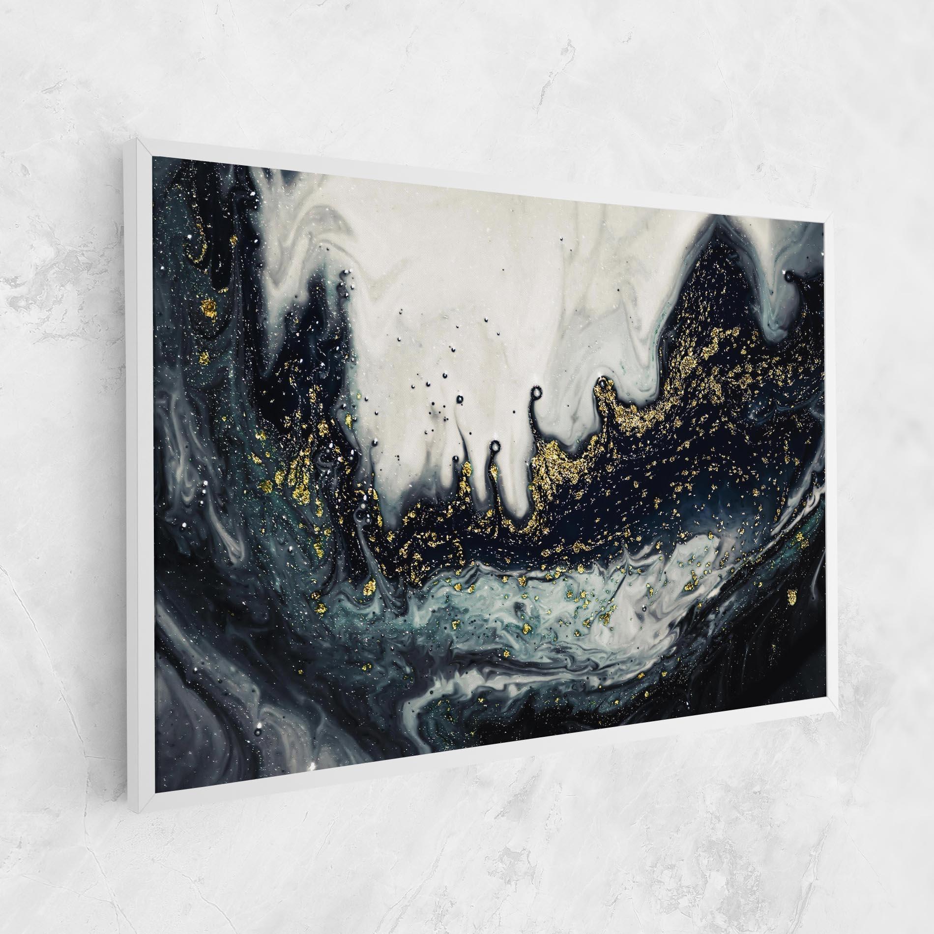 Tablou Canvas Abstract Black mockup 1