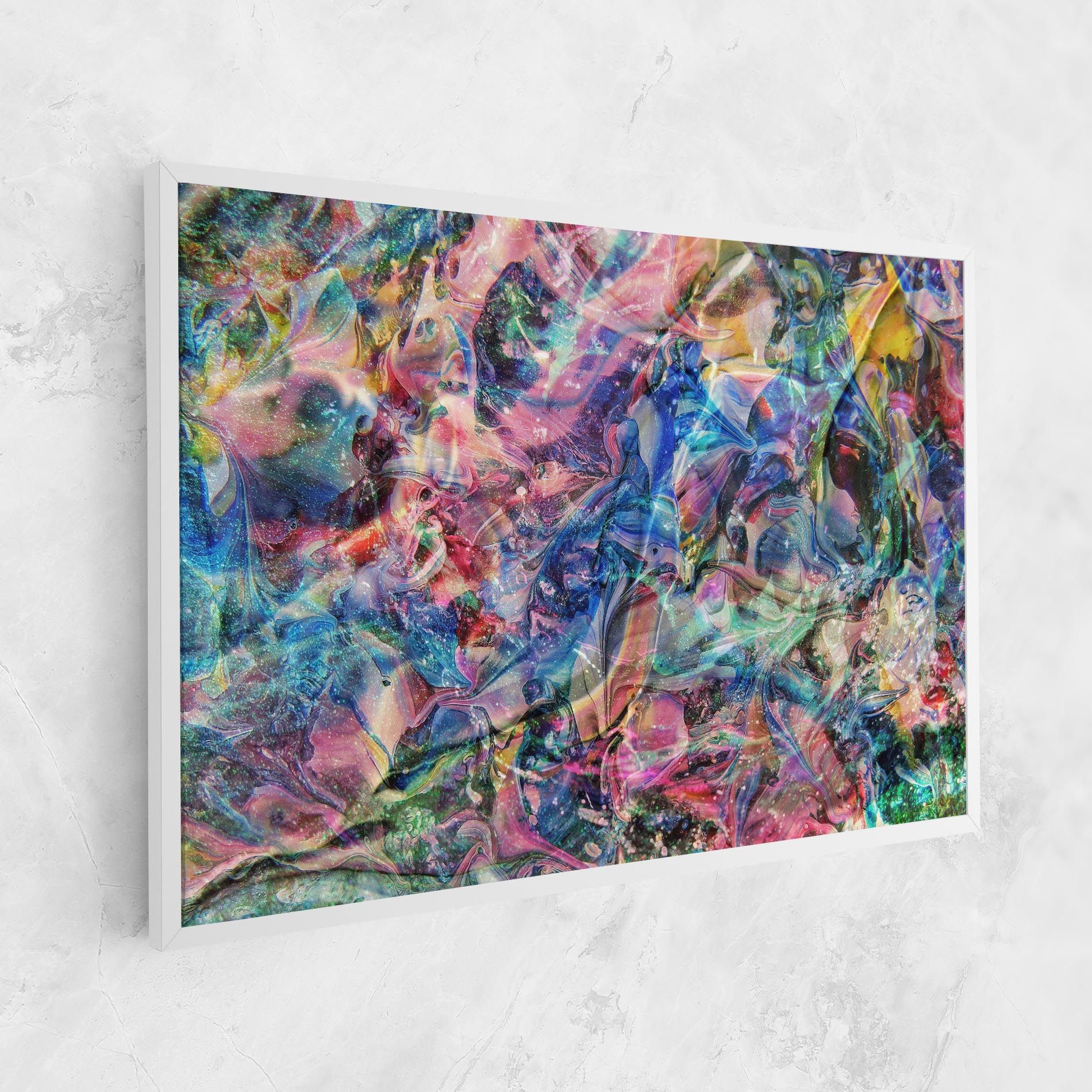 Abstract Colourful Glass mockup 1