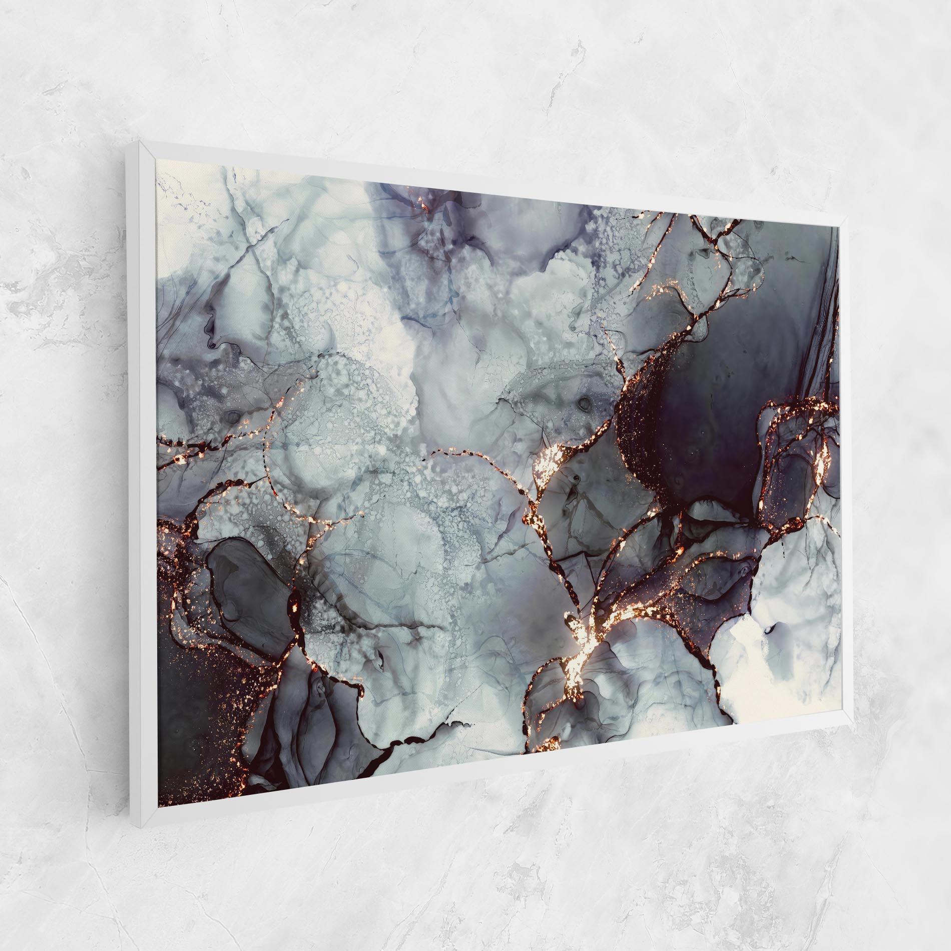 Tablou Canvas Abstract Gold Path mockup 1