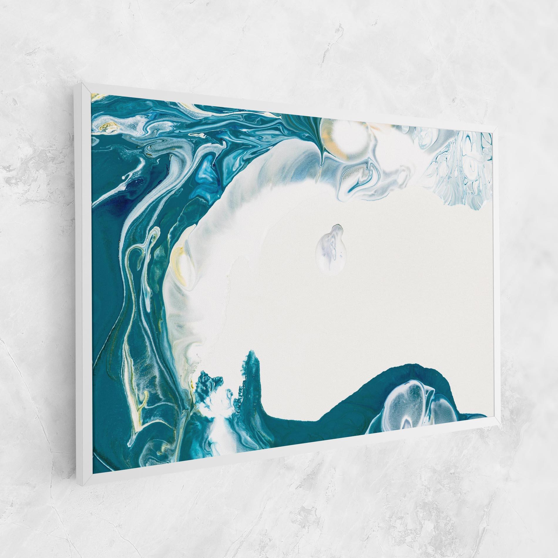 Tablou Canvas Beautiful Blue Paiting mockup 1