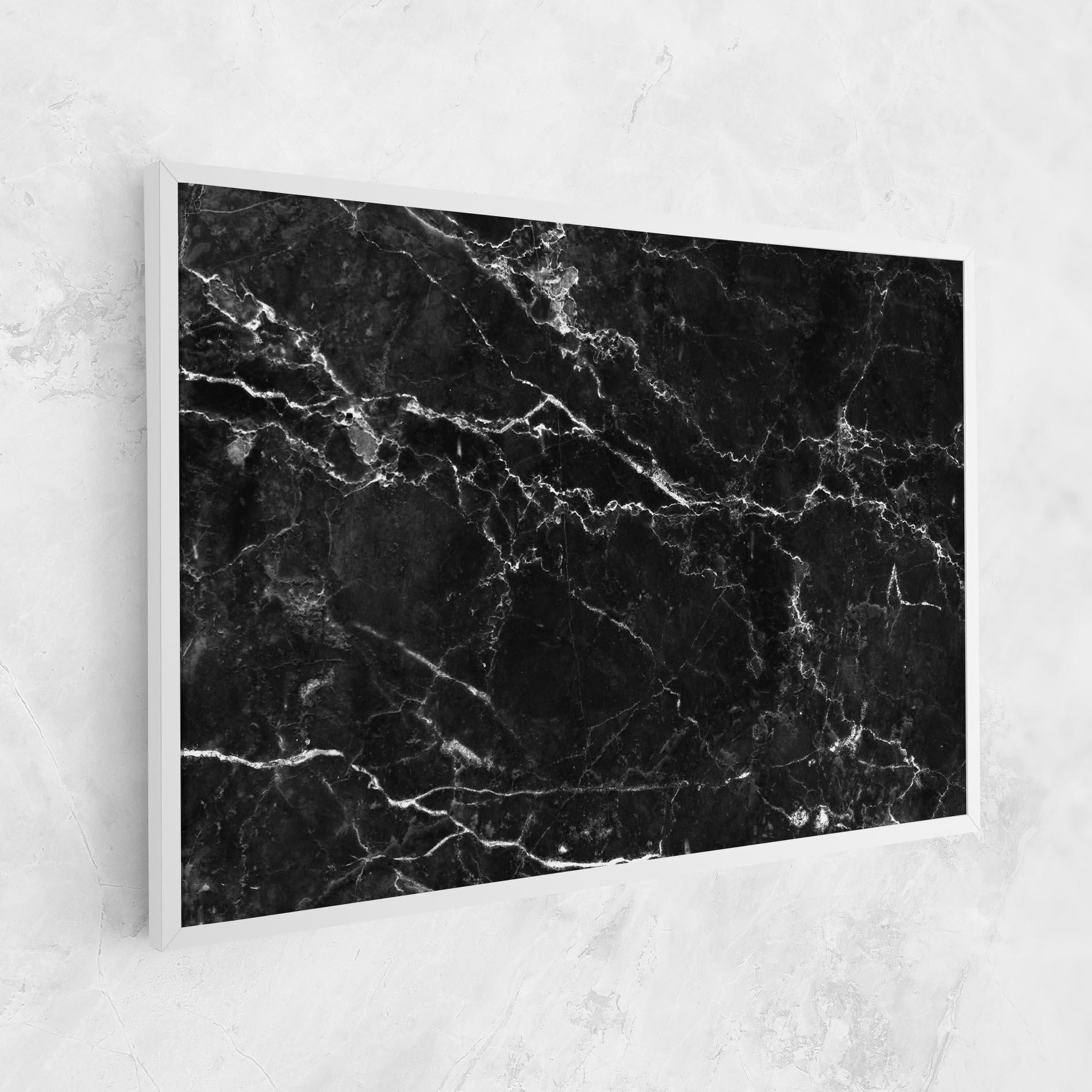 Tablou Canvas Black White Marble mockup 1
