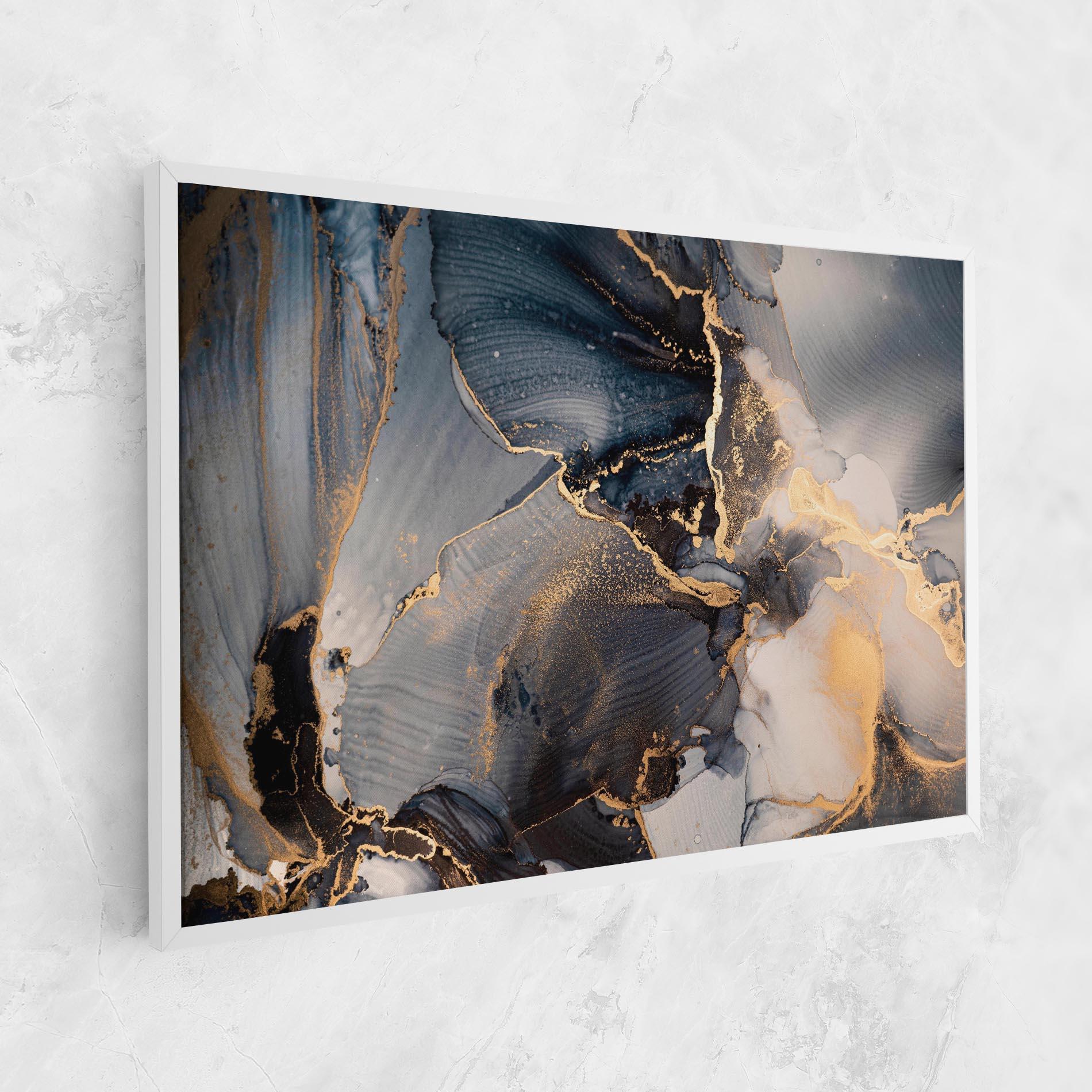 Tablou Canvas Golden Abstract Marble mockup 1
