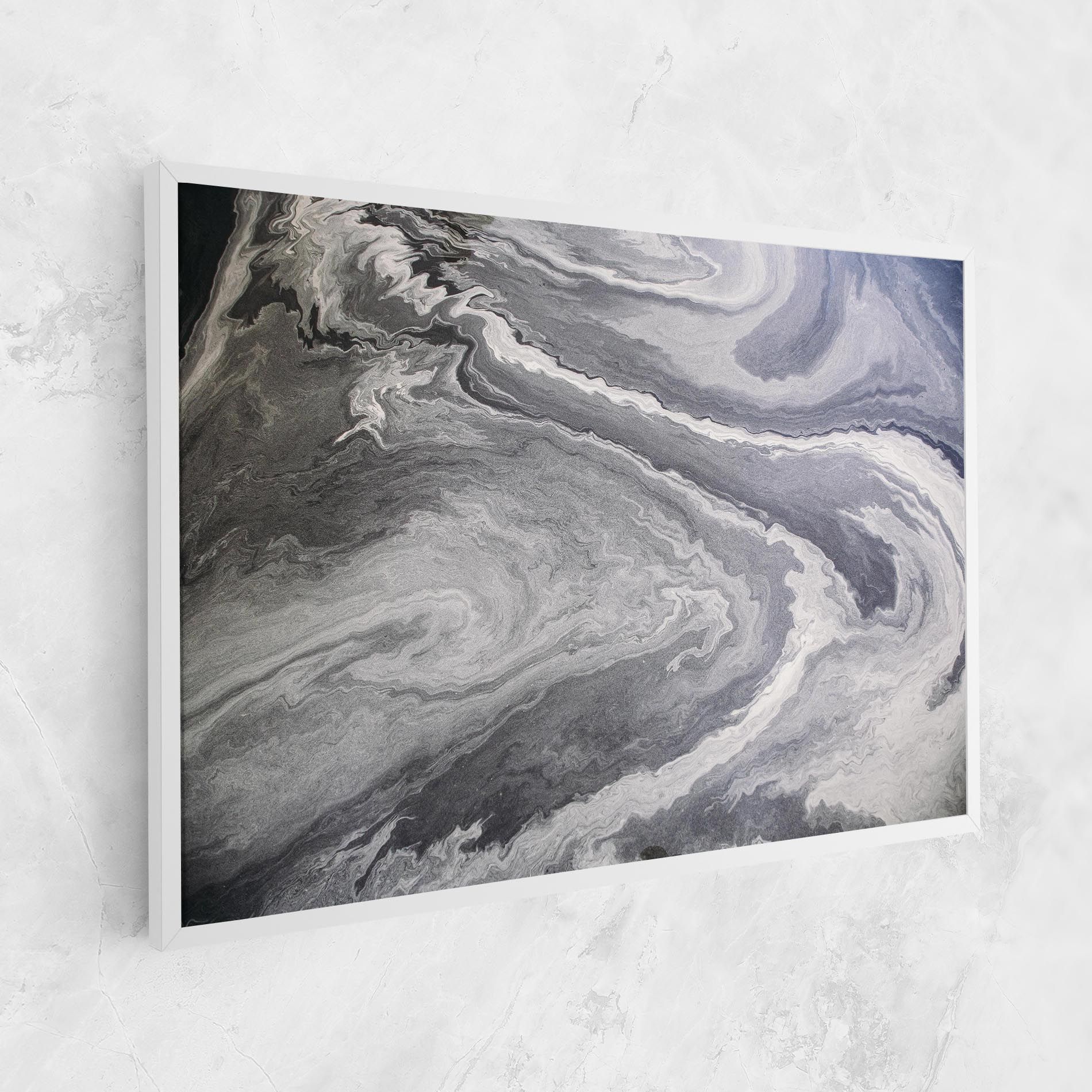 Grey Liquid Marble mockup 1