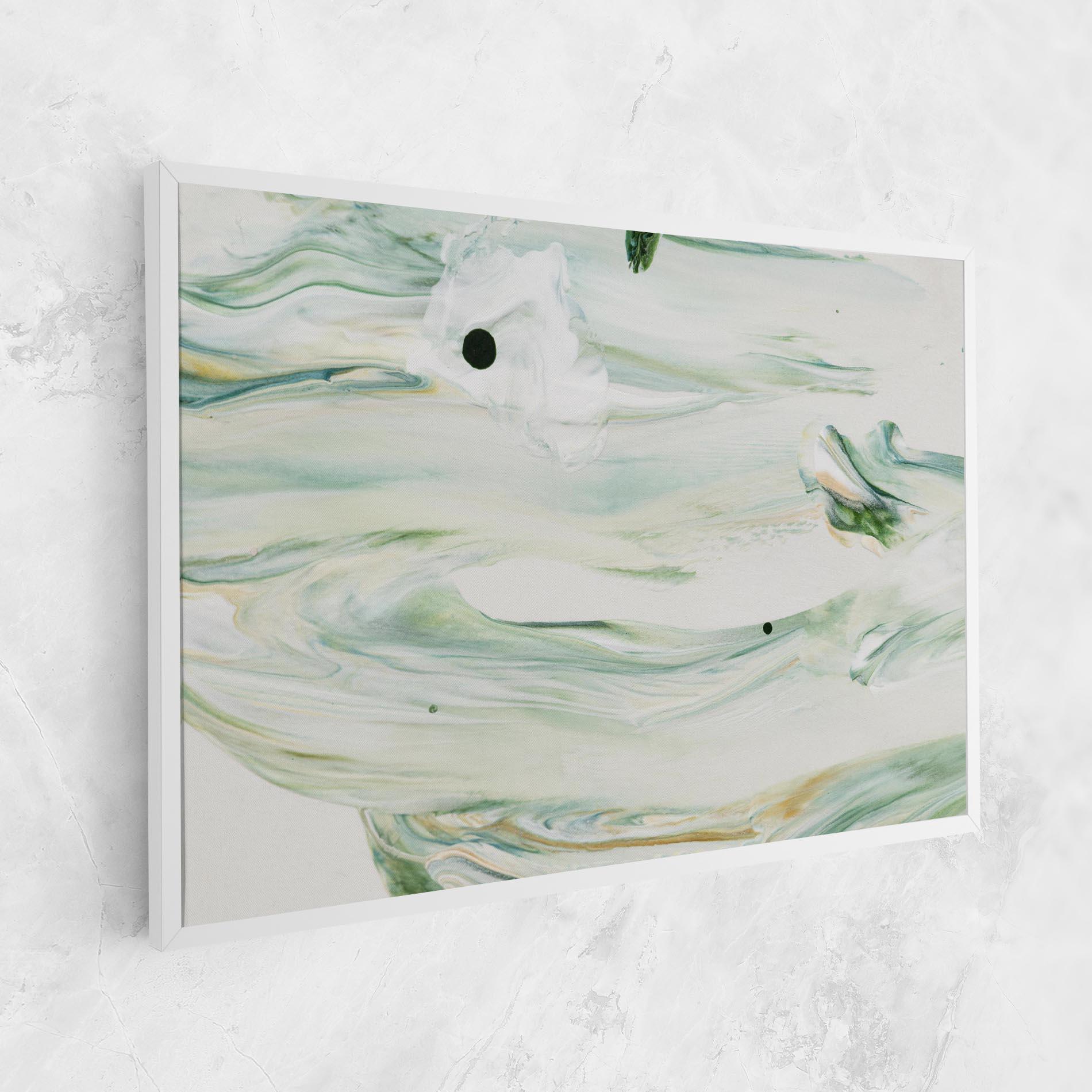 Tablou Canvas Light Green Painting mockup 1