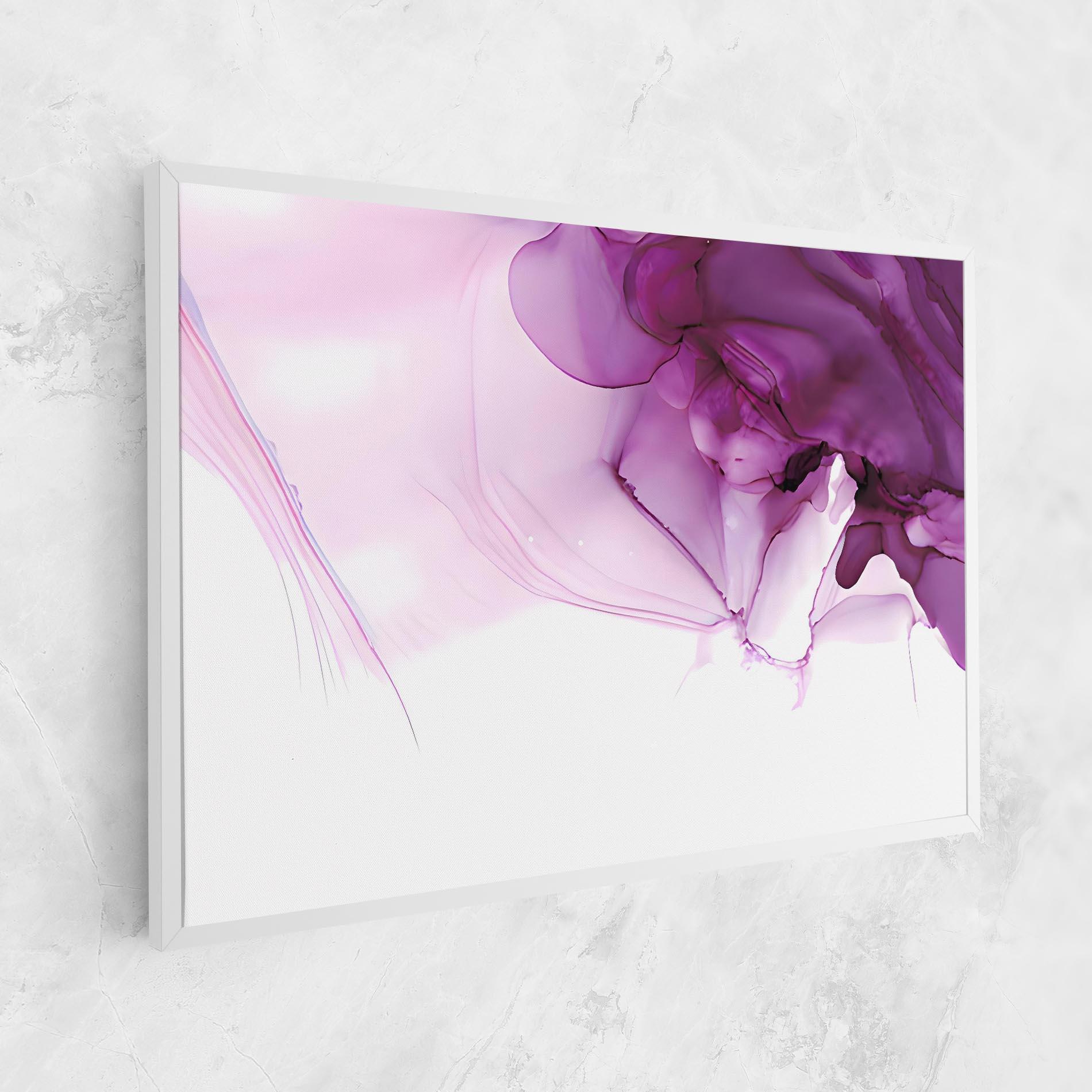 Tablou Canvas Purple Ink Marble mockup 1