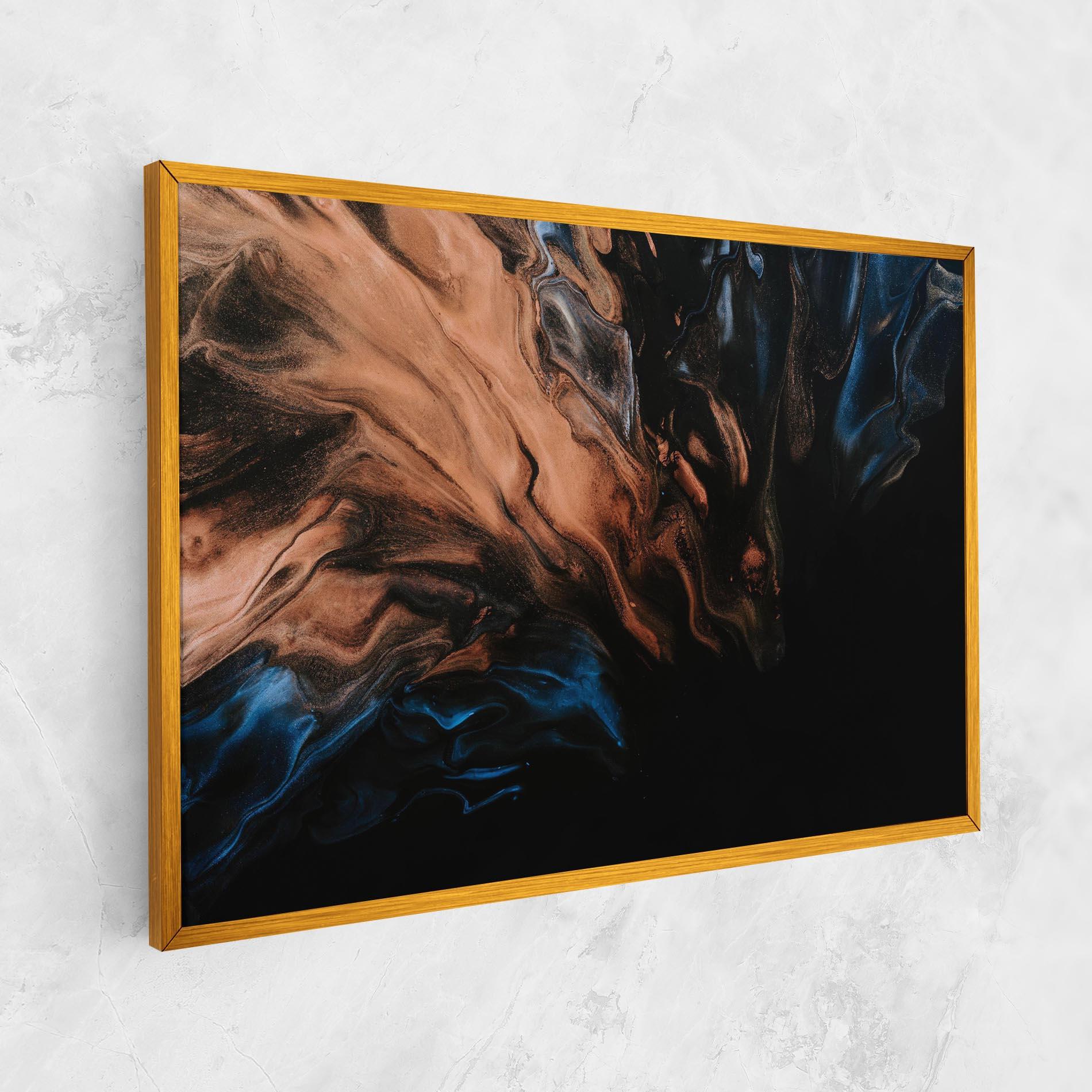Tablou Canvas Dark Flame Abstract mockup 1