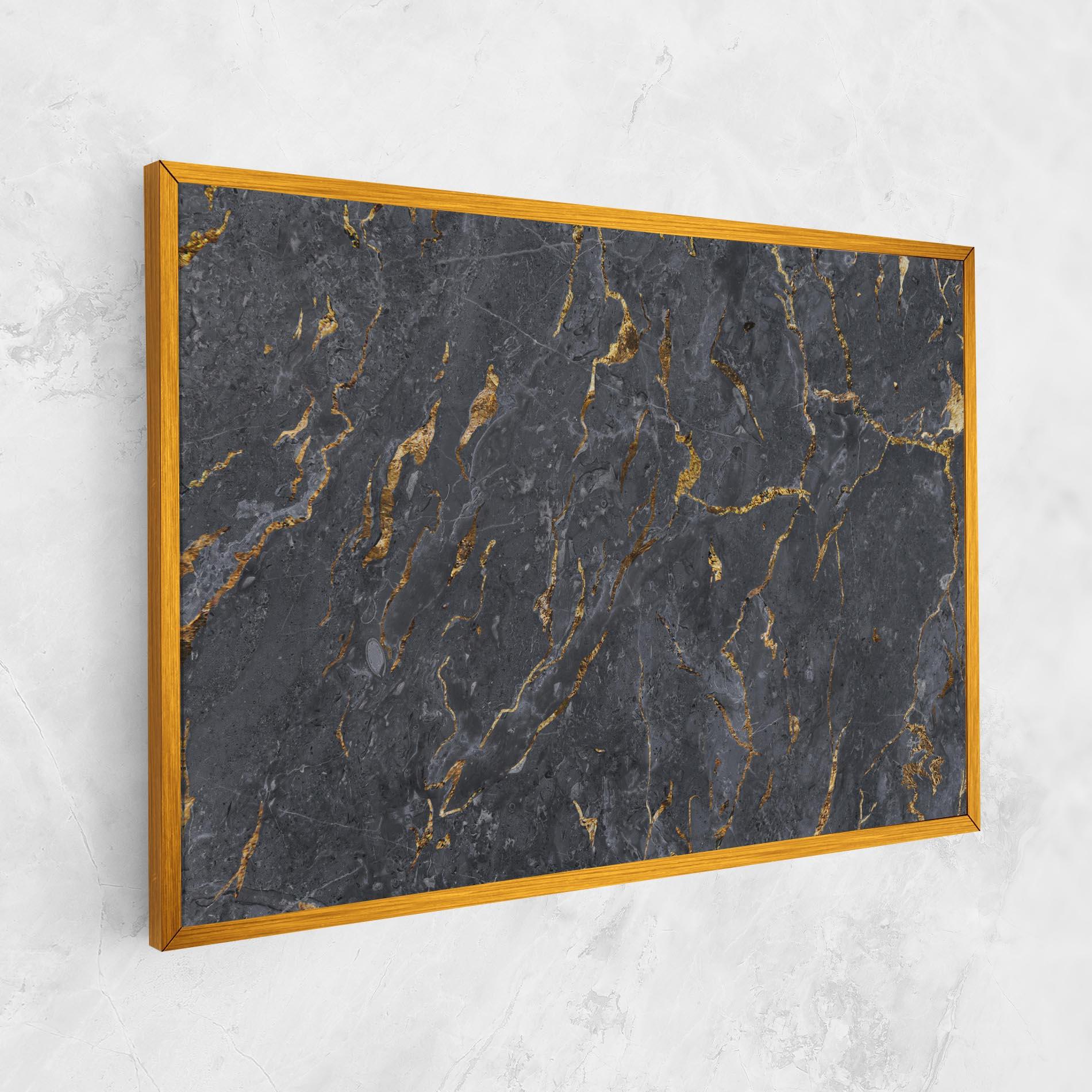 Tablou Canvas Gold Grey Marble mockup 1