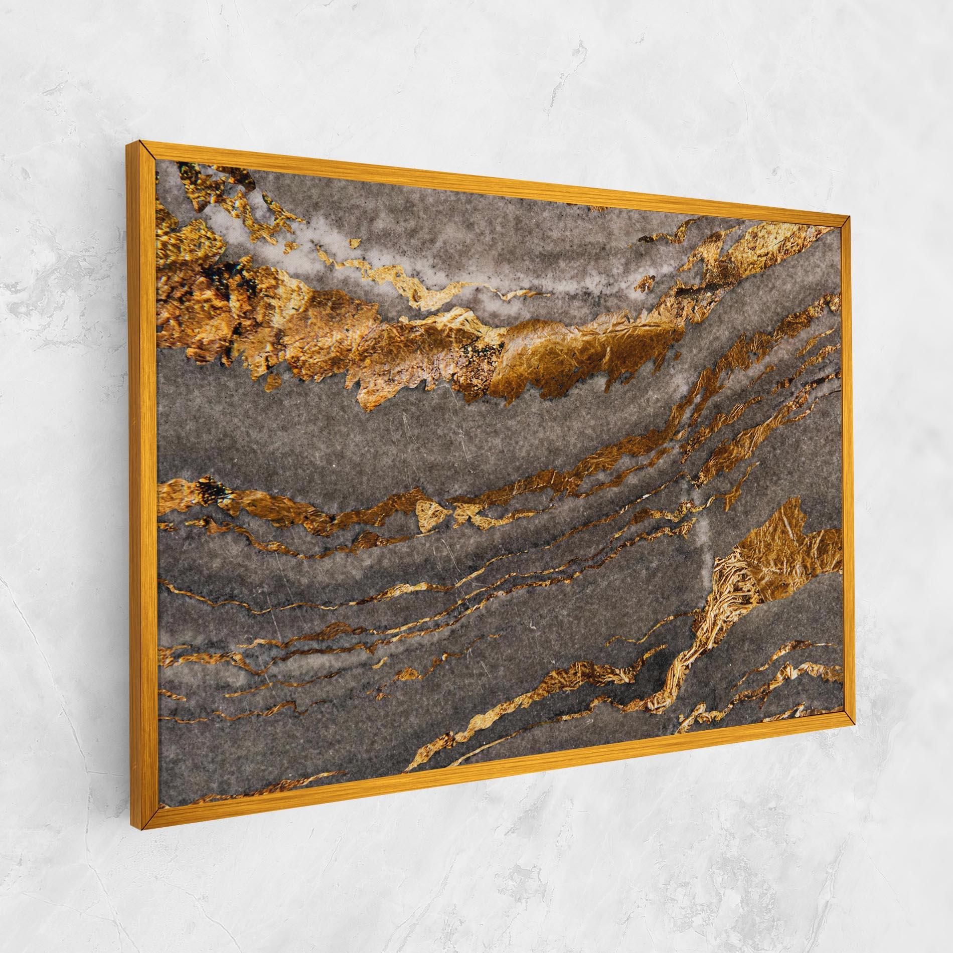 Tablou Canvas Gold Paper Marble mockup 1