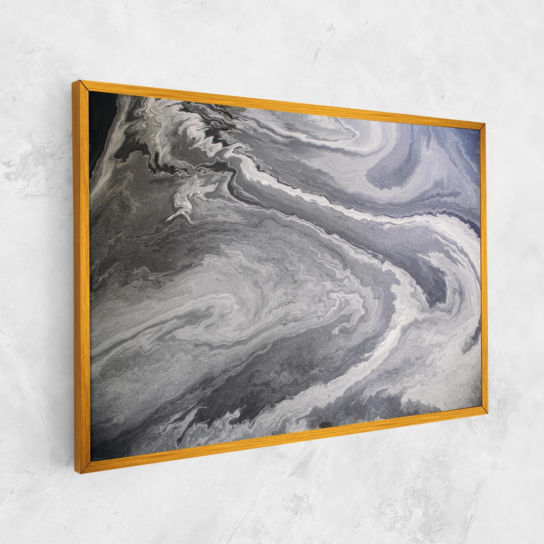Tablou Canvas Grey Liquid Marble mockup 1
