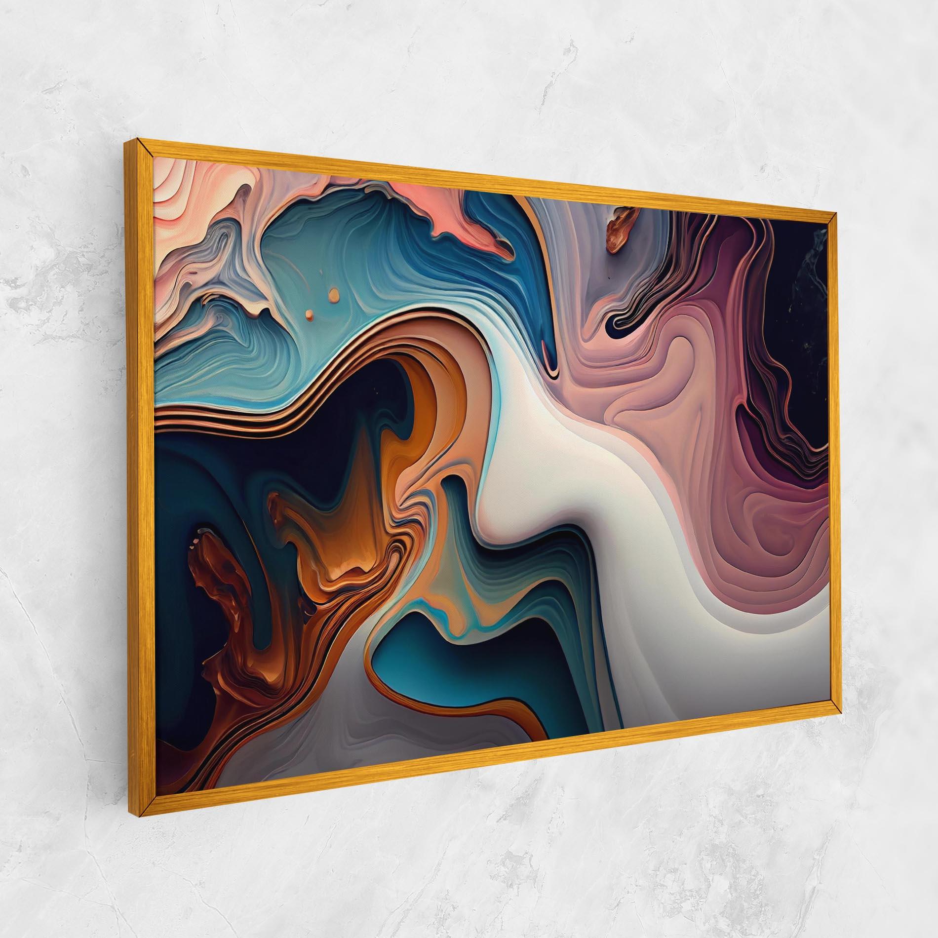 Tablou Canvas Mixed Colors Marble mockup 1