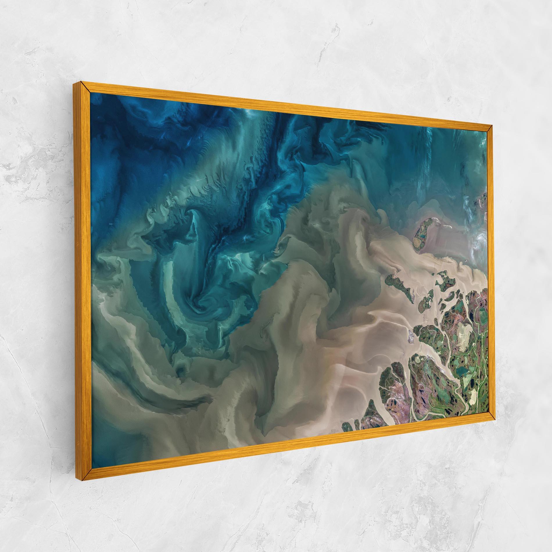 Tablou Canvas Ocean Blue Marble mockup 1
