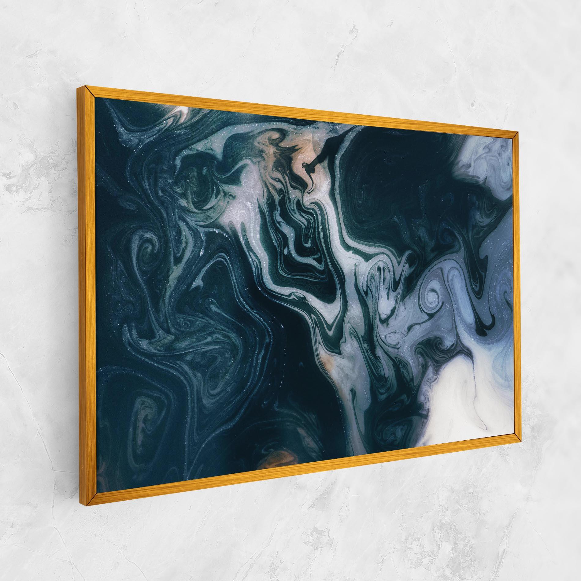 Tablou Canvas Ocean Dark Blue mockup 1