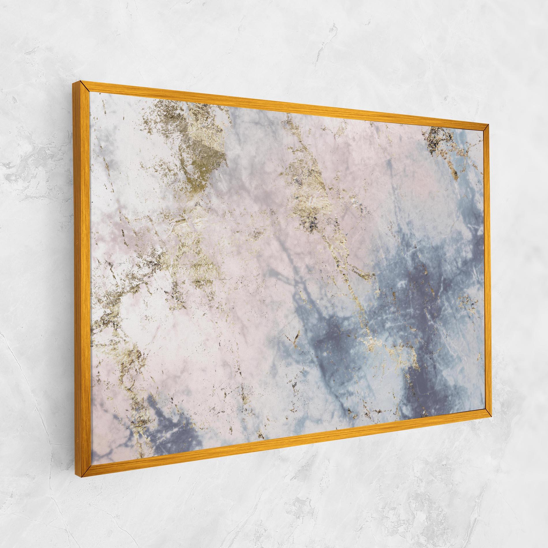 Tablou Canvas Pink Blue Marble mockup 1