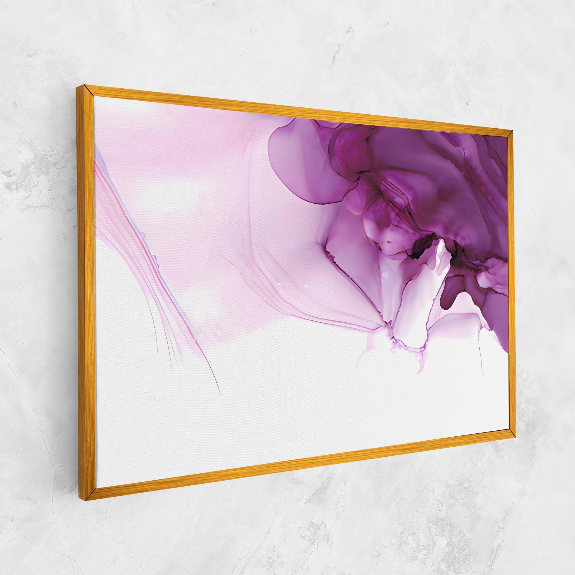Tablou Canvas Purple Ink Marble mockup 1