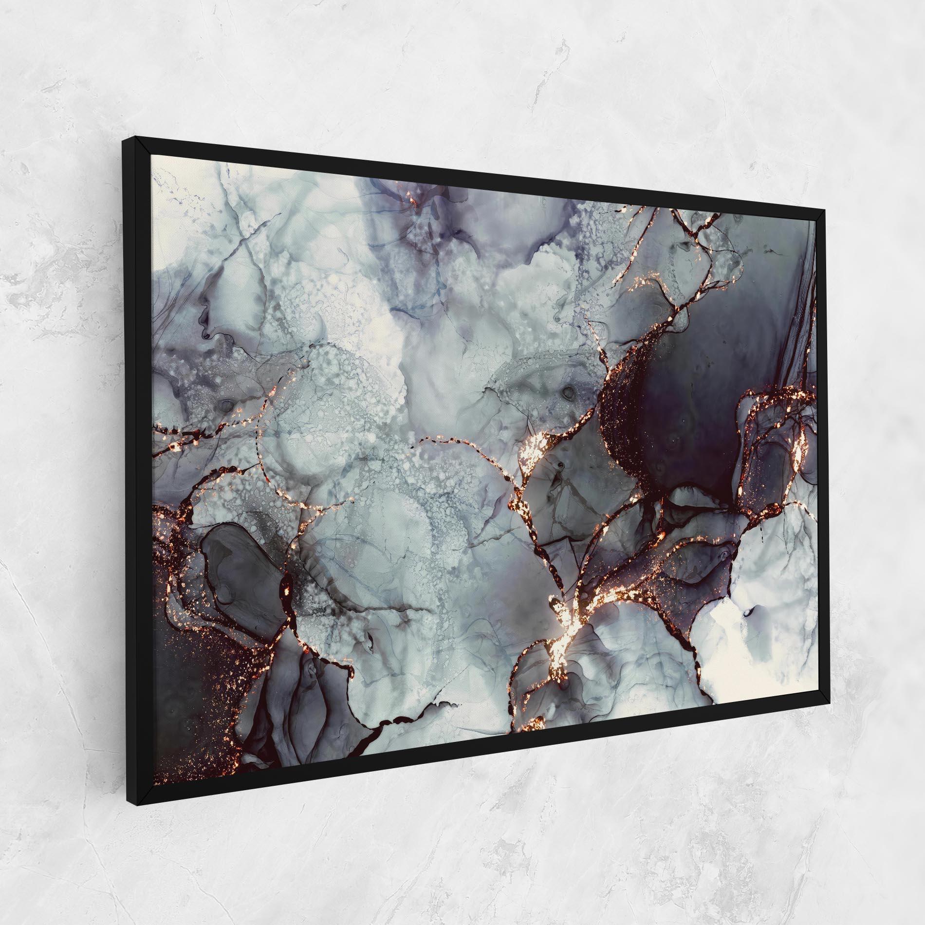 Tablou Canvas Abstract Gold Path mockup 1