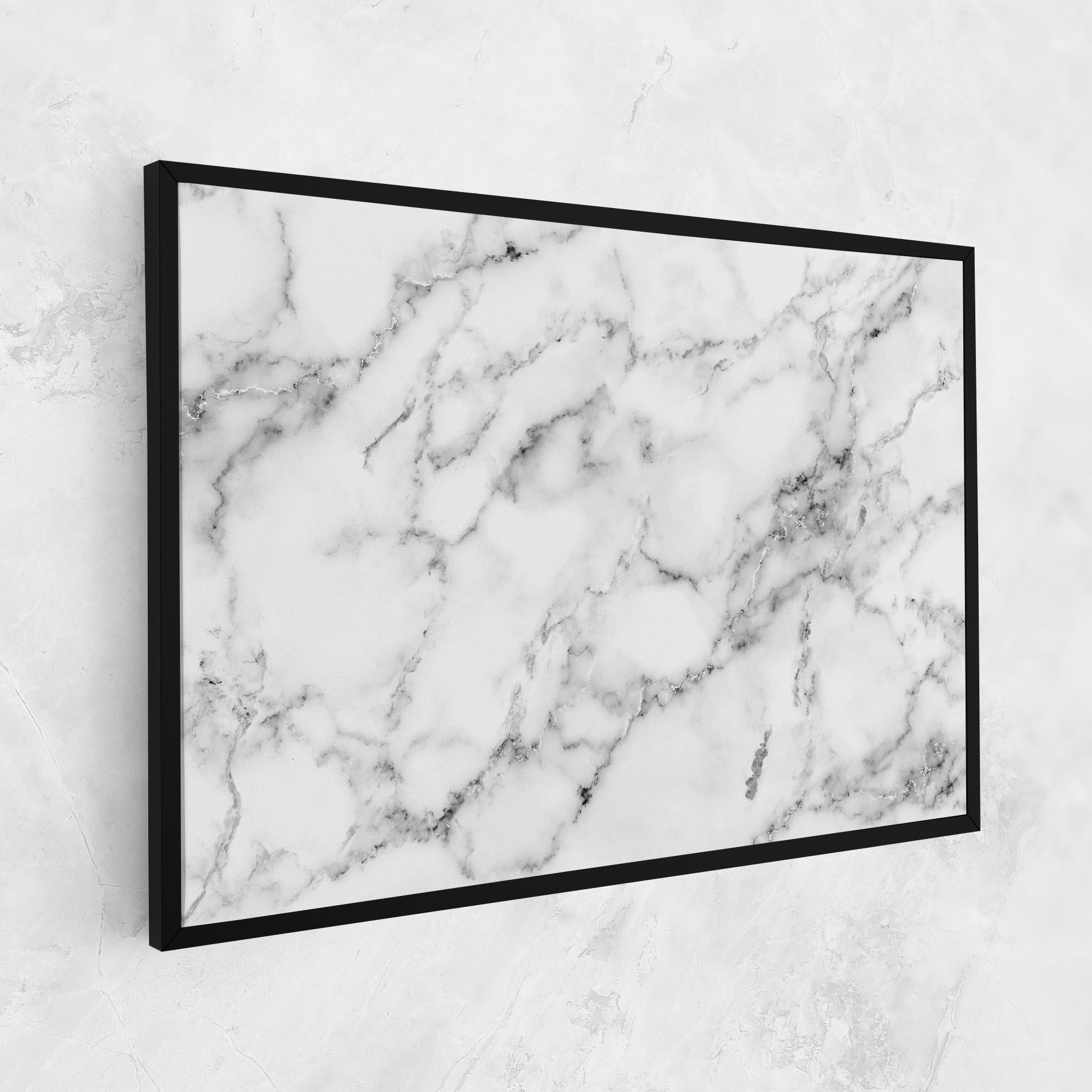 Tablou Canvas Basic White Marble mockup 1