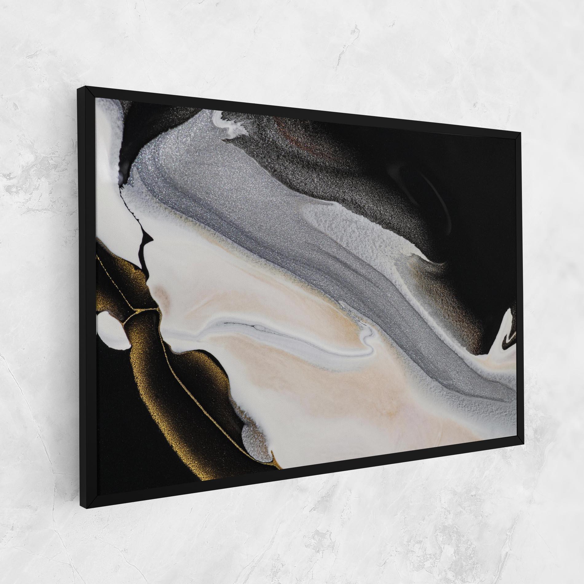 Tablou Canvas Black Light Grey mockup 1