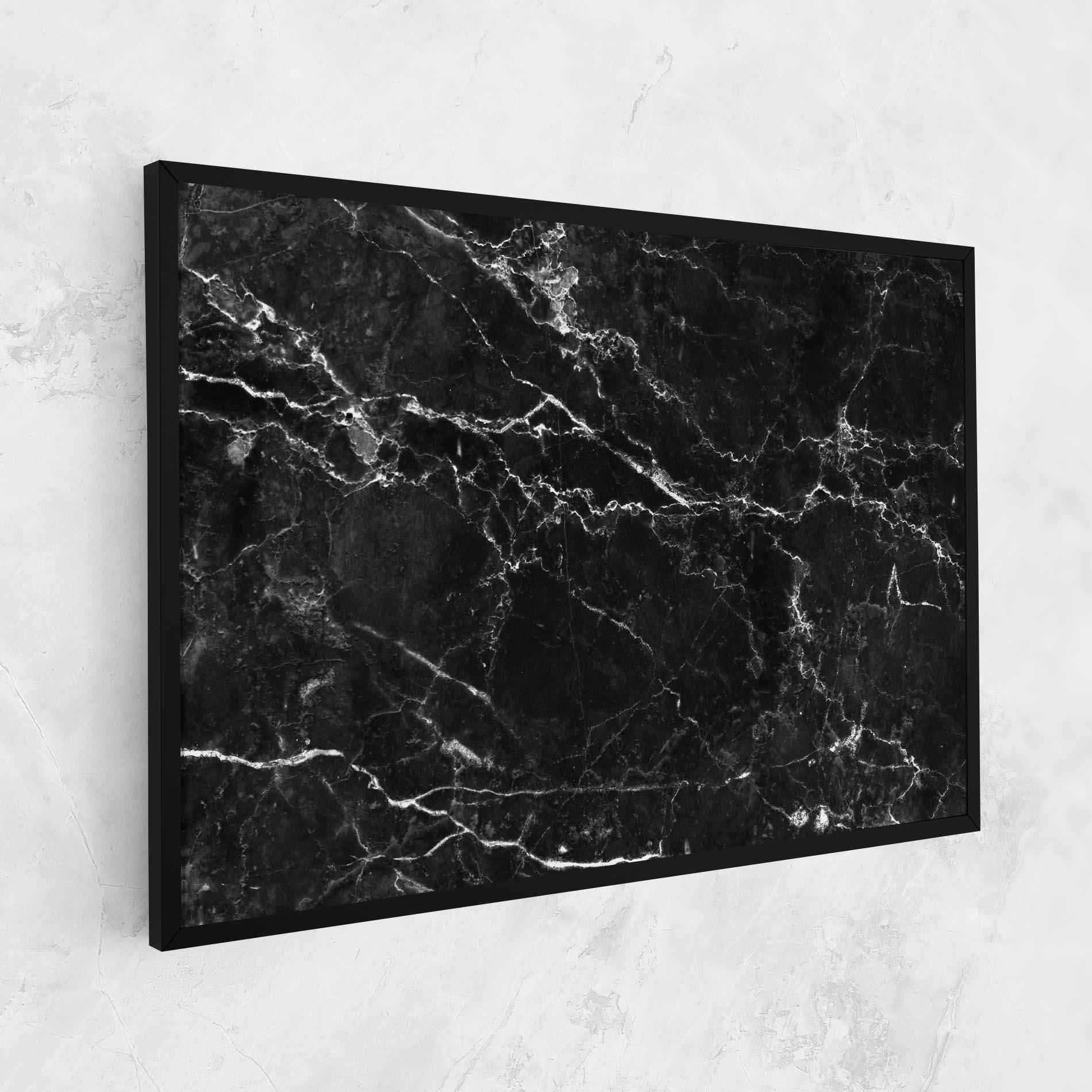 Tablou Canvas Black White Marble mockup 1