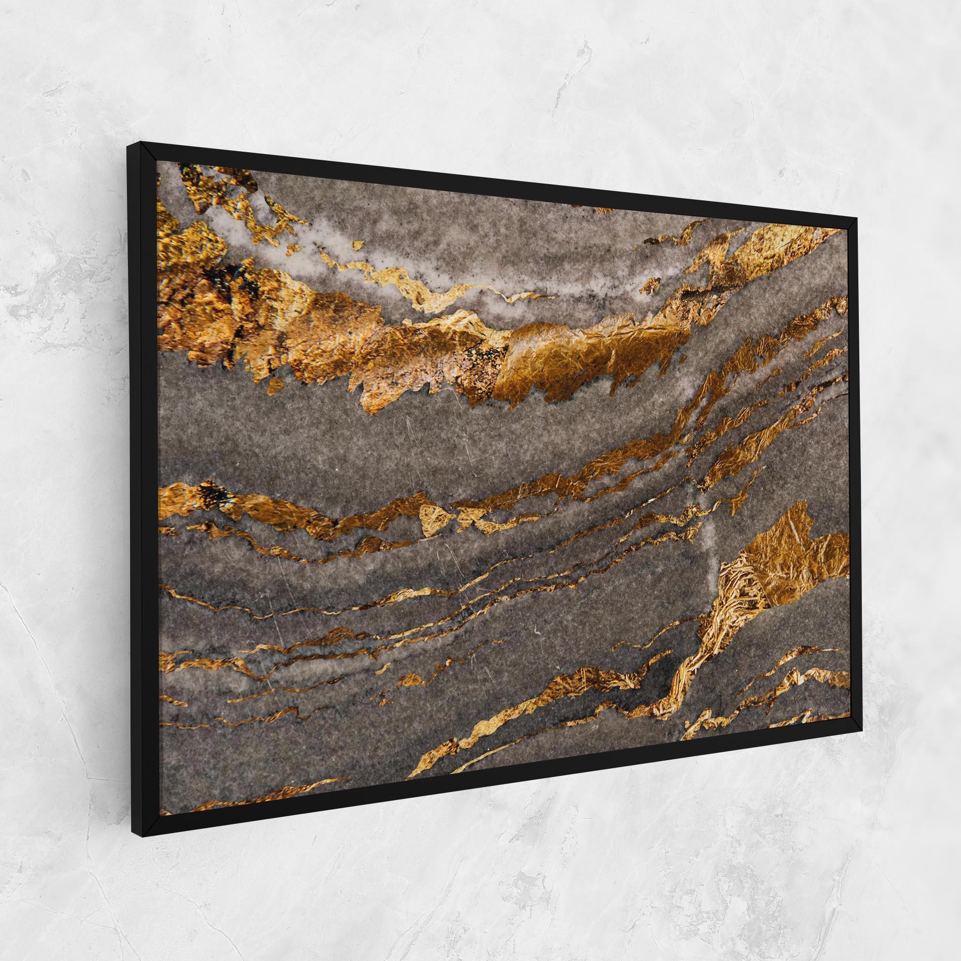 Tablou Canvas Gold Paper Marble mockup 1