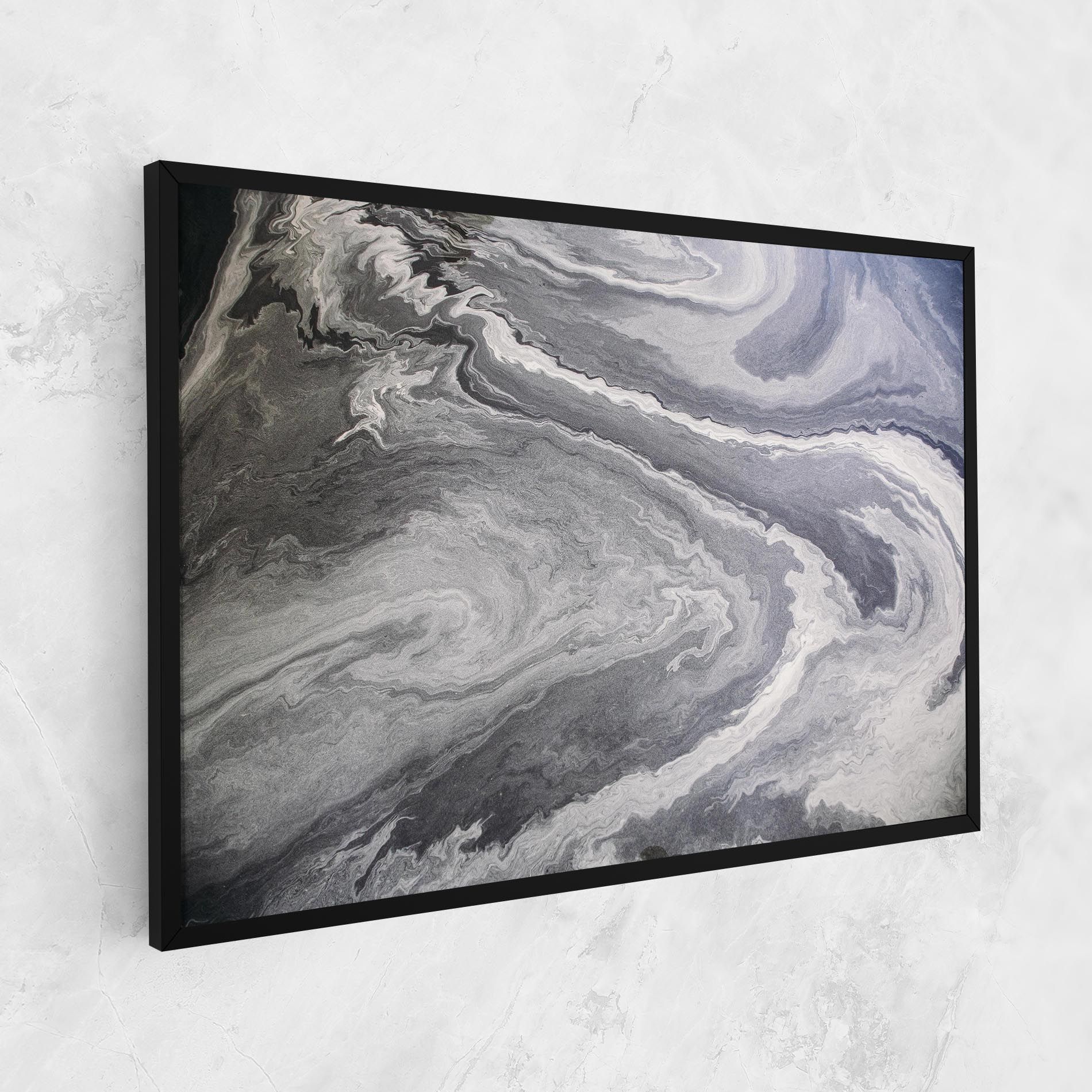 Grey Liquid Marble mockup 1