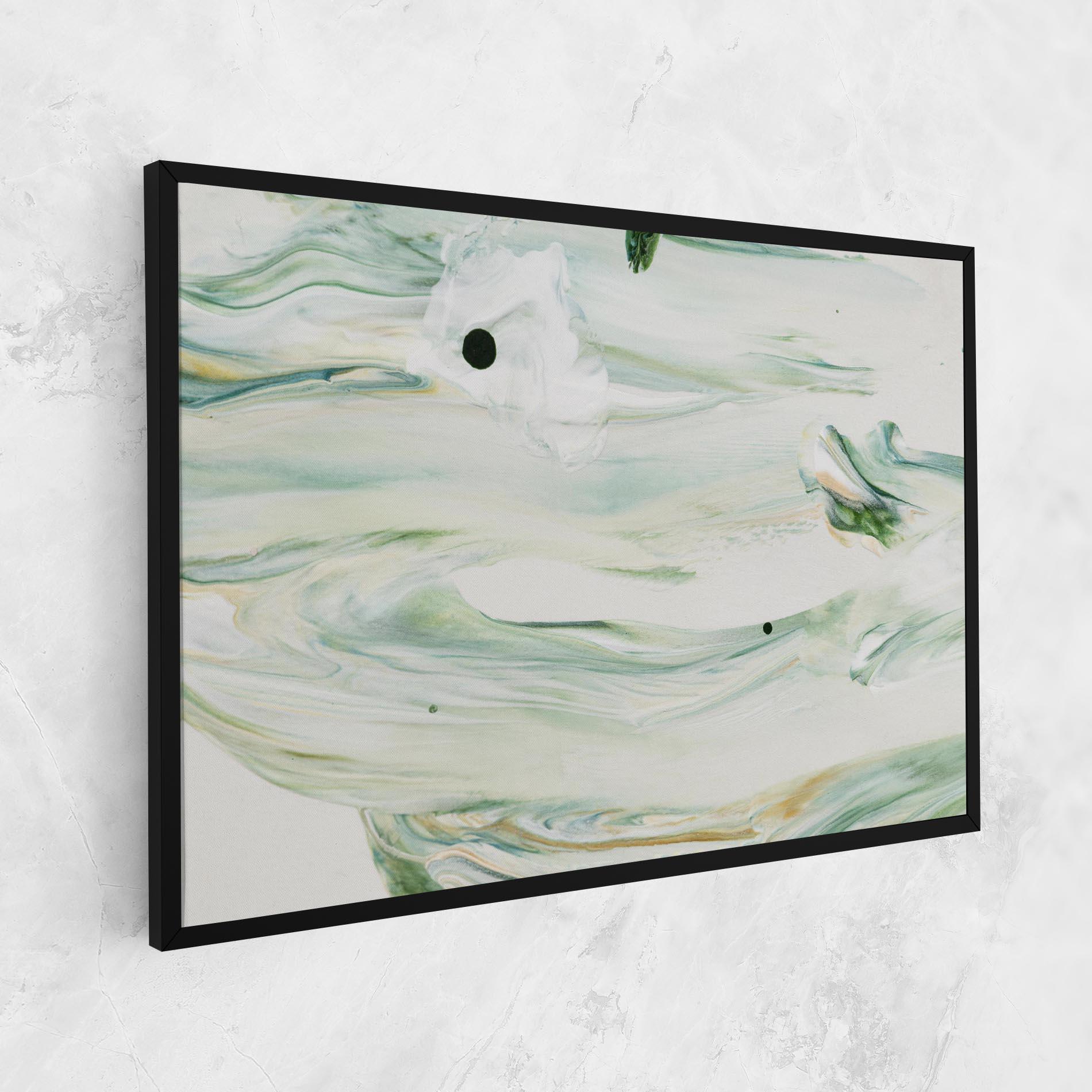 Tablou Canvas Light Green Painting mockup 1