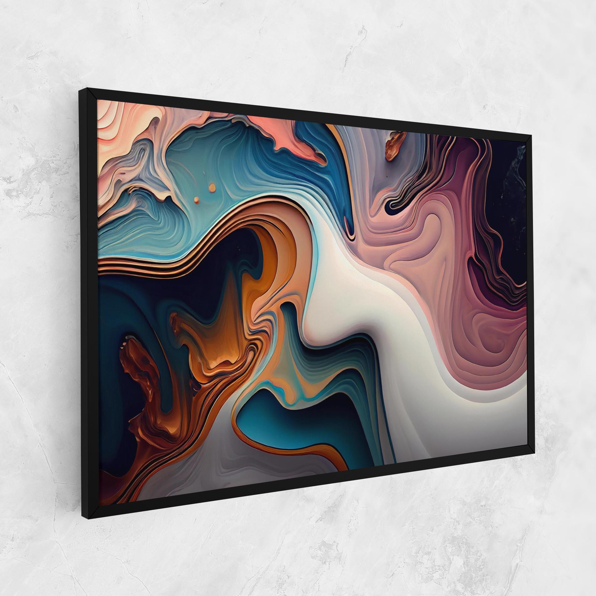 Tablou Canvas Mixed Colors Marble mockup 1