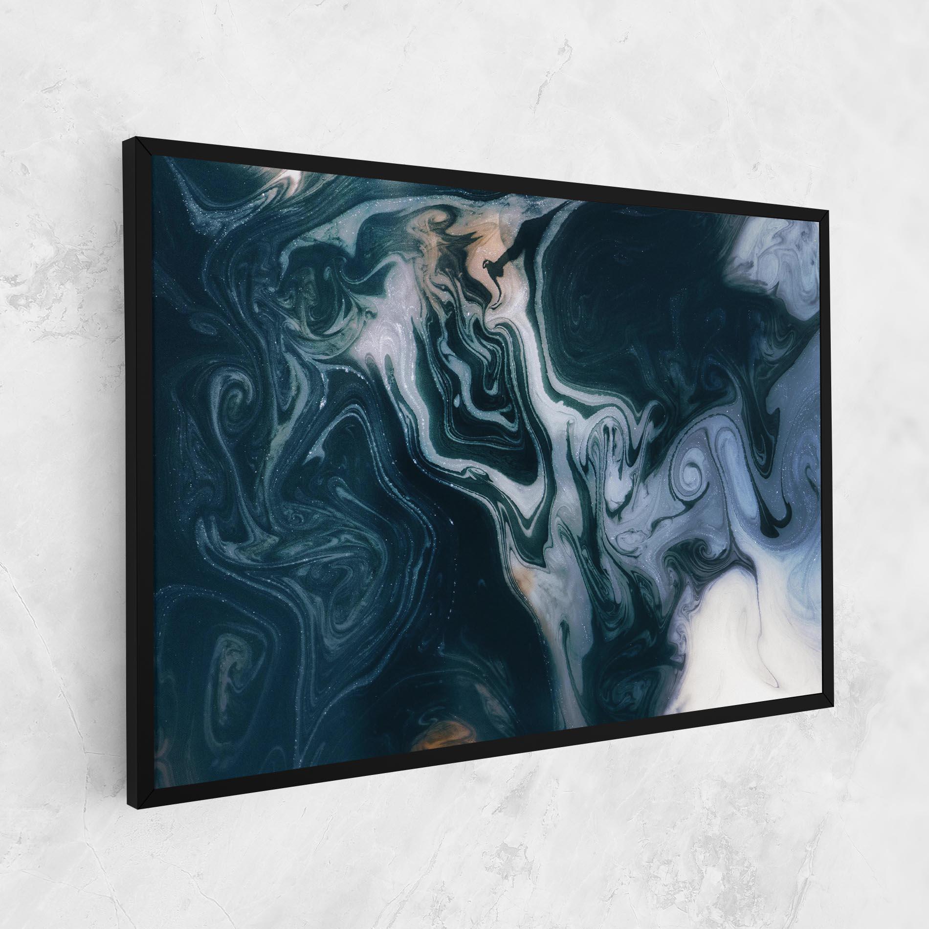 Tablou Canvas Ocean Dark Blue mockup 1