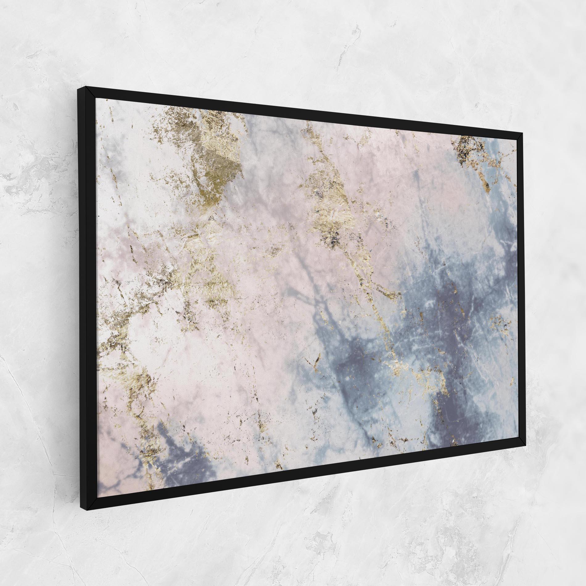 Tablou Canvas Pink Blue Marble mockup 1