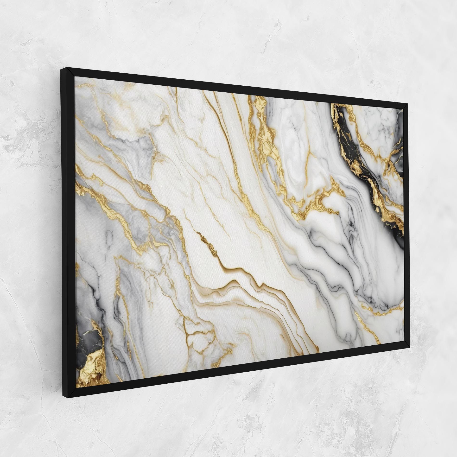 White Golden Marble mockup 1