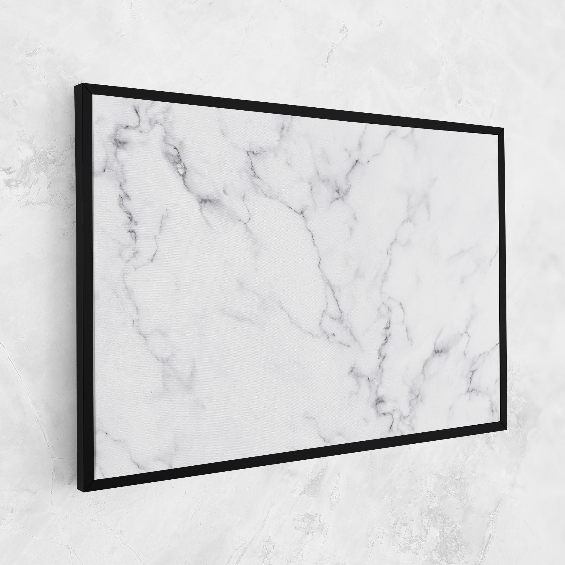 Tablou Canvas White Marble Texture mockup 1