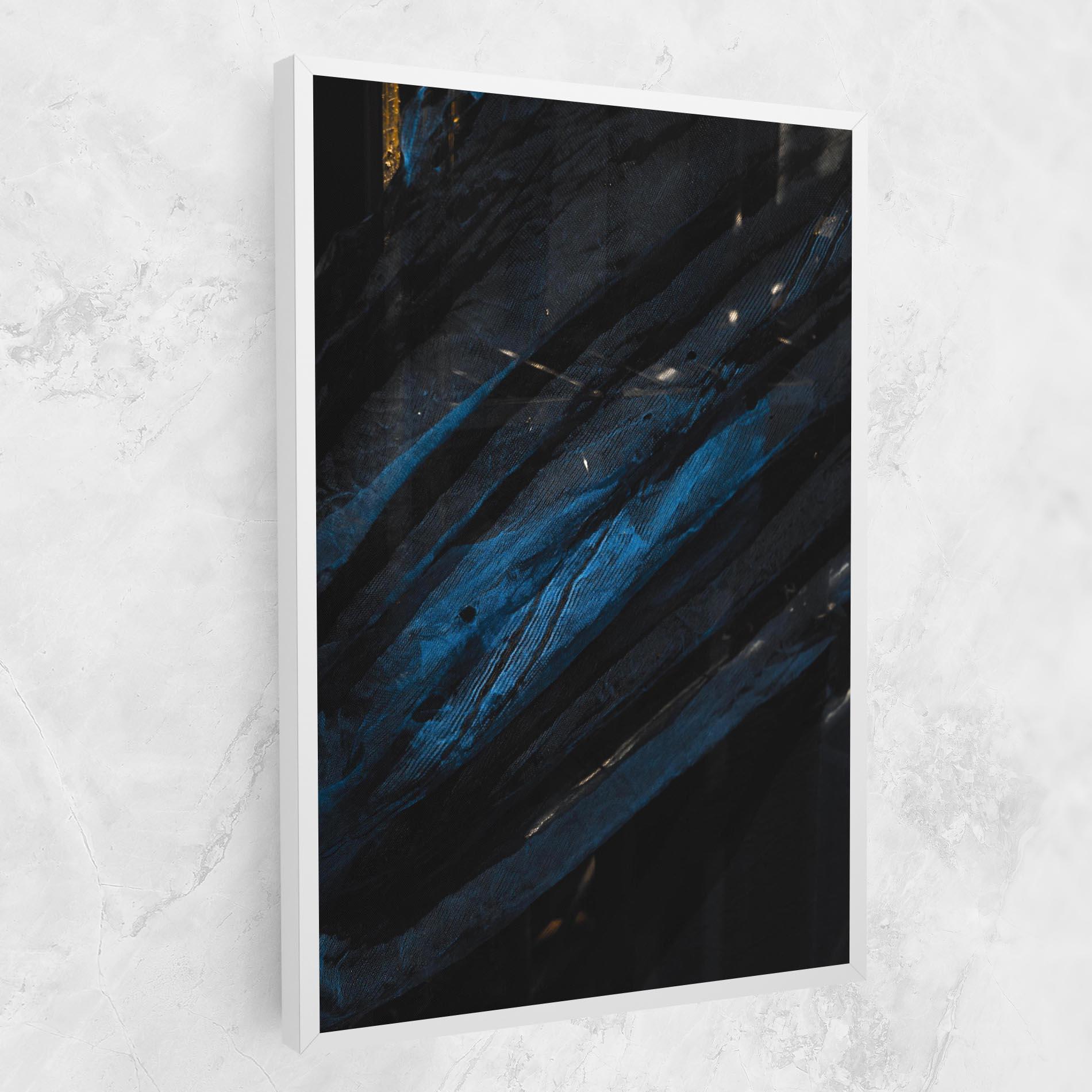 Tablou Canvas Blue Lines mockup 1