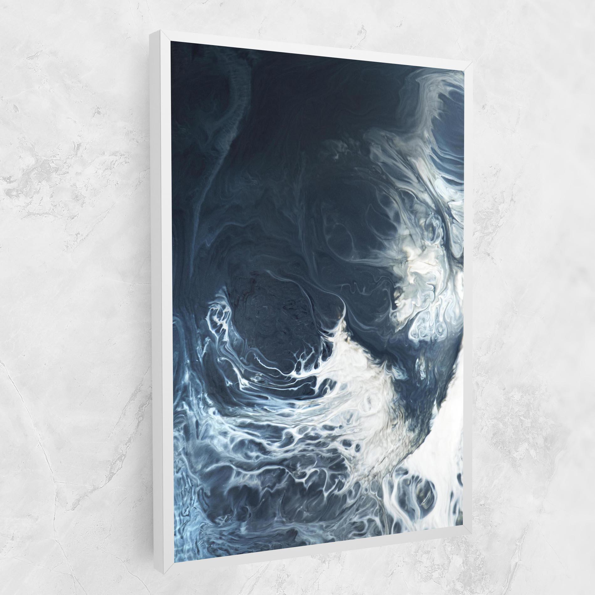 Tablou Canvas Dark Blue Wave mockup 1