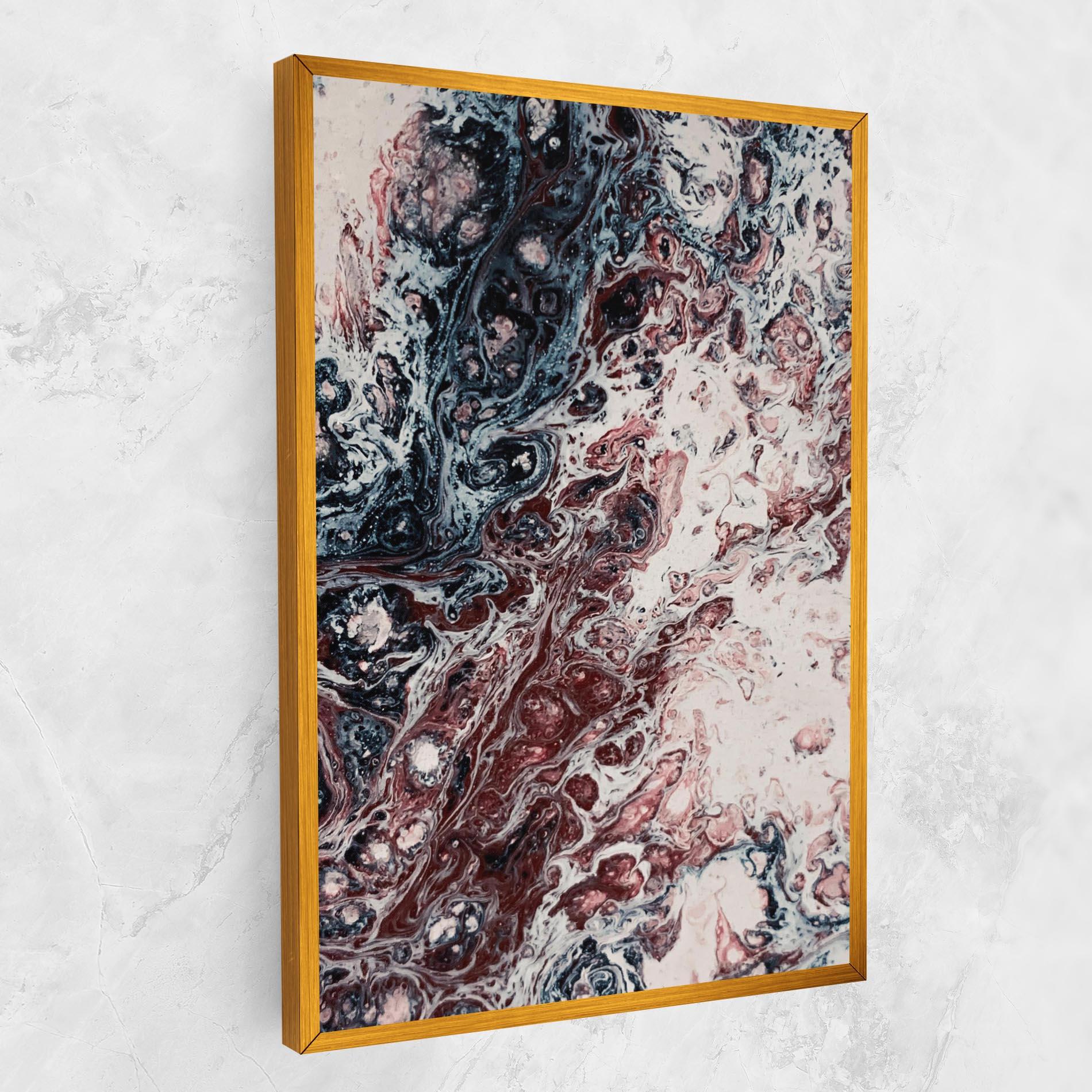 Tablou Canvas Abstract Dark Red mockup 1